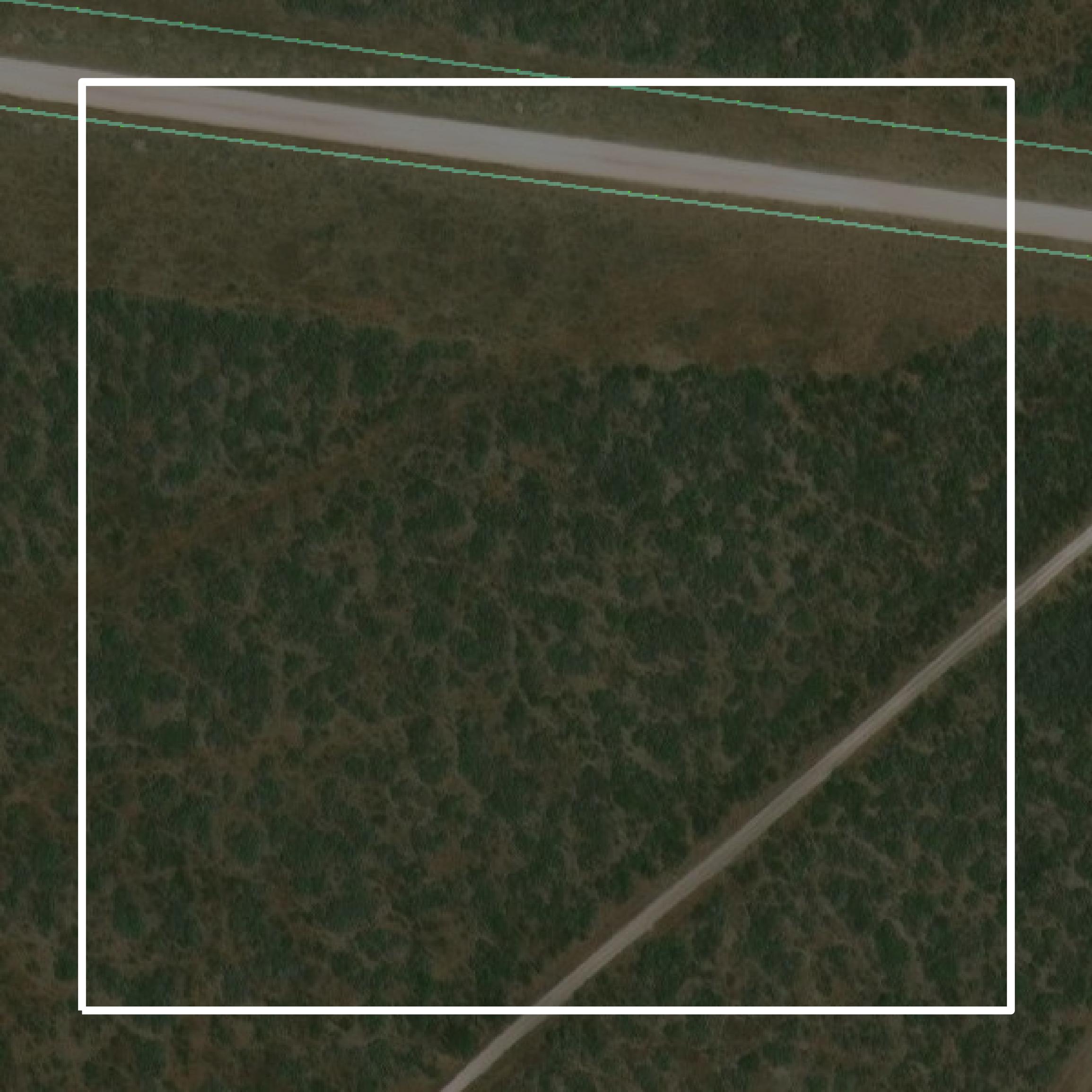 This image shows parcel and building data in Refugio County created using GIS data in Equator.