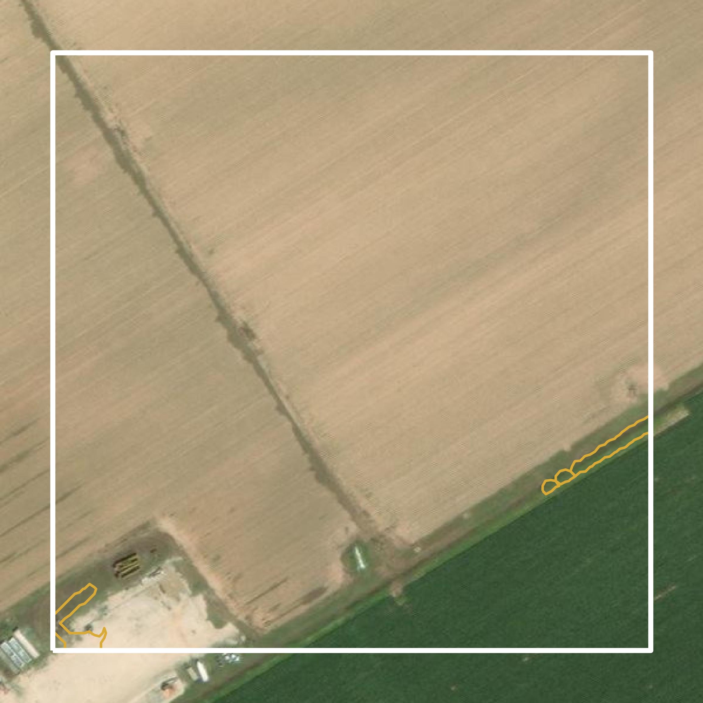 This image shows a contour map in Robertson County created using GIS data in Equator.