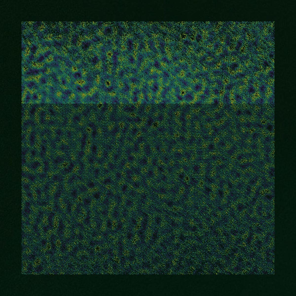 This image shows a LiDAR point cloud in San Jacinto County created using GIS data in Equator.