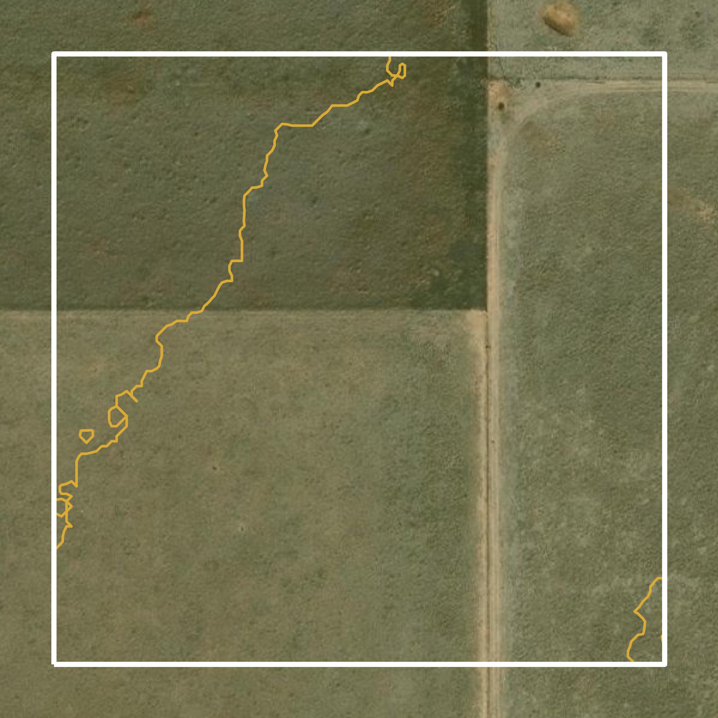 This image shows a contour map in Swisher County created using GIS data in Equator.