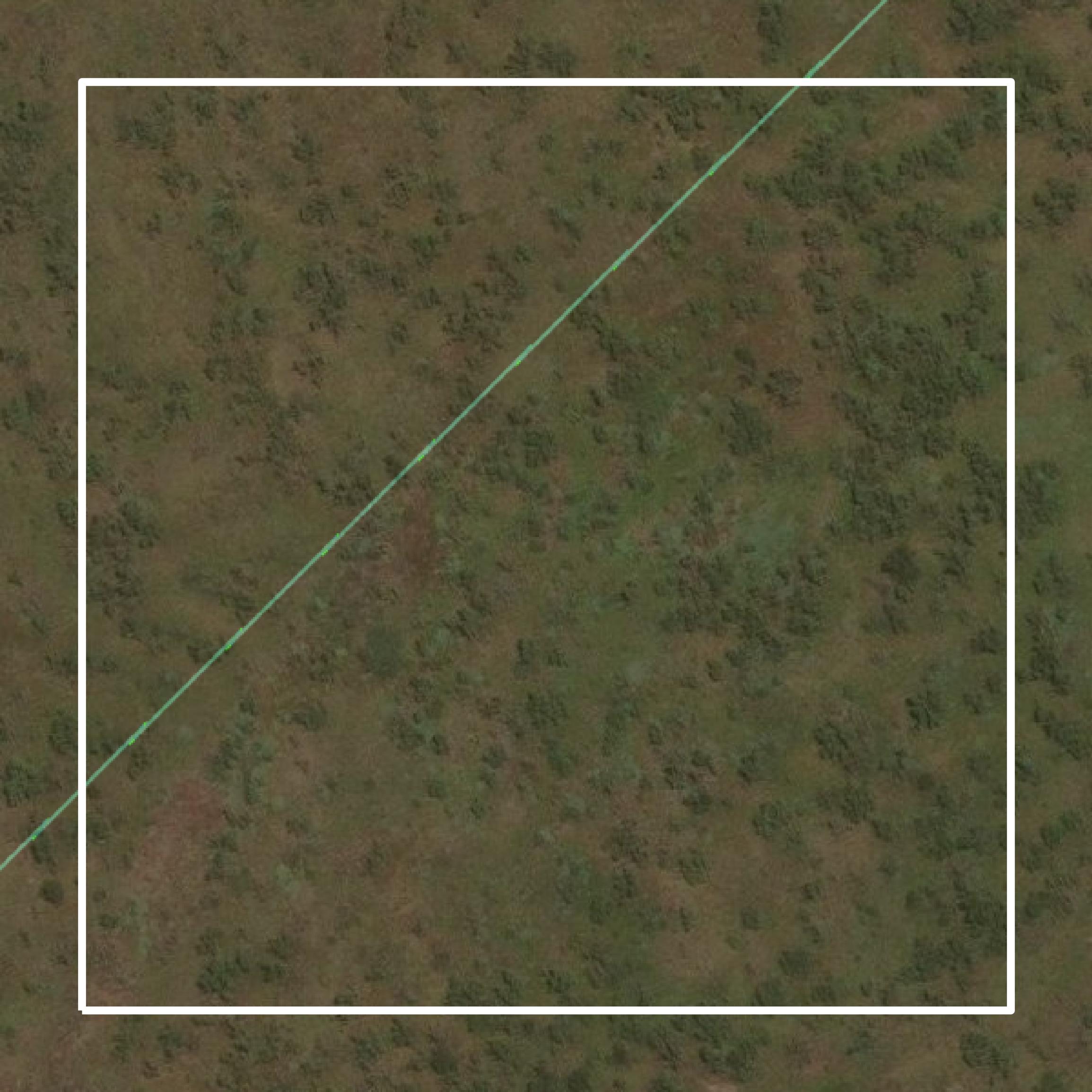 This image shows parcel and building data in Throckmorton County created using GIS data in Equator.