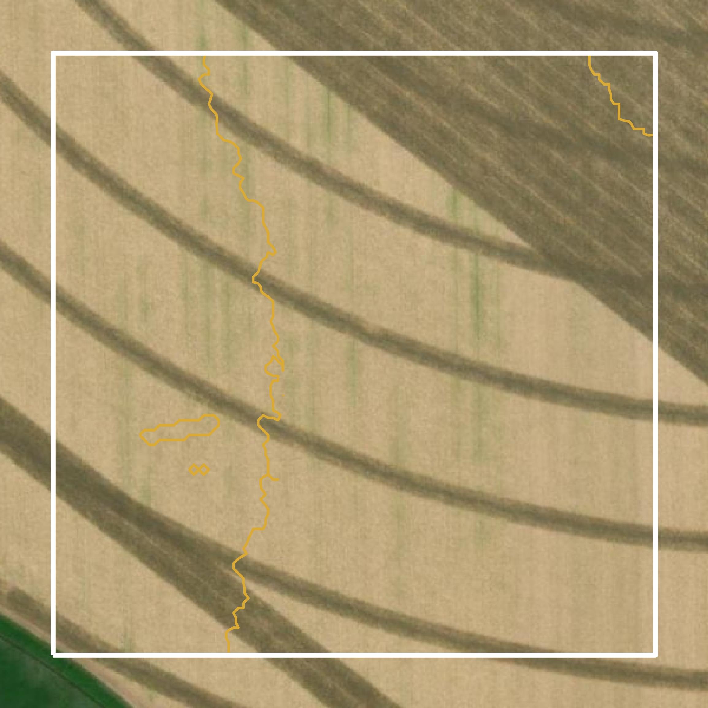 This image shows a contour map in Uvalde County created using GIS data in Equator.