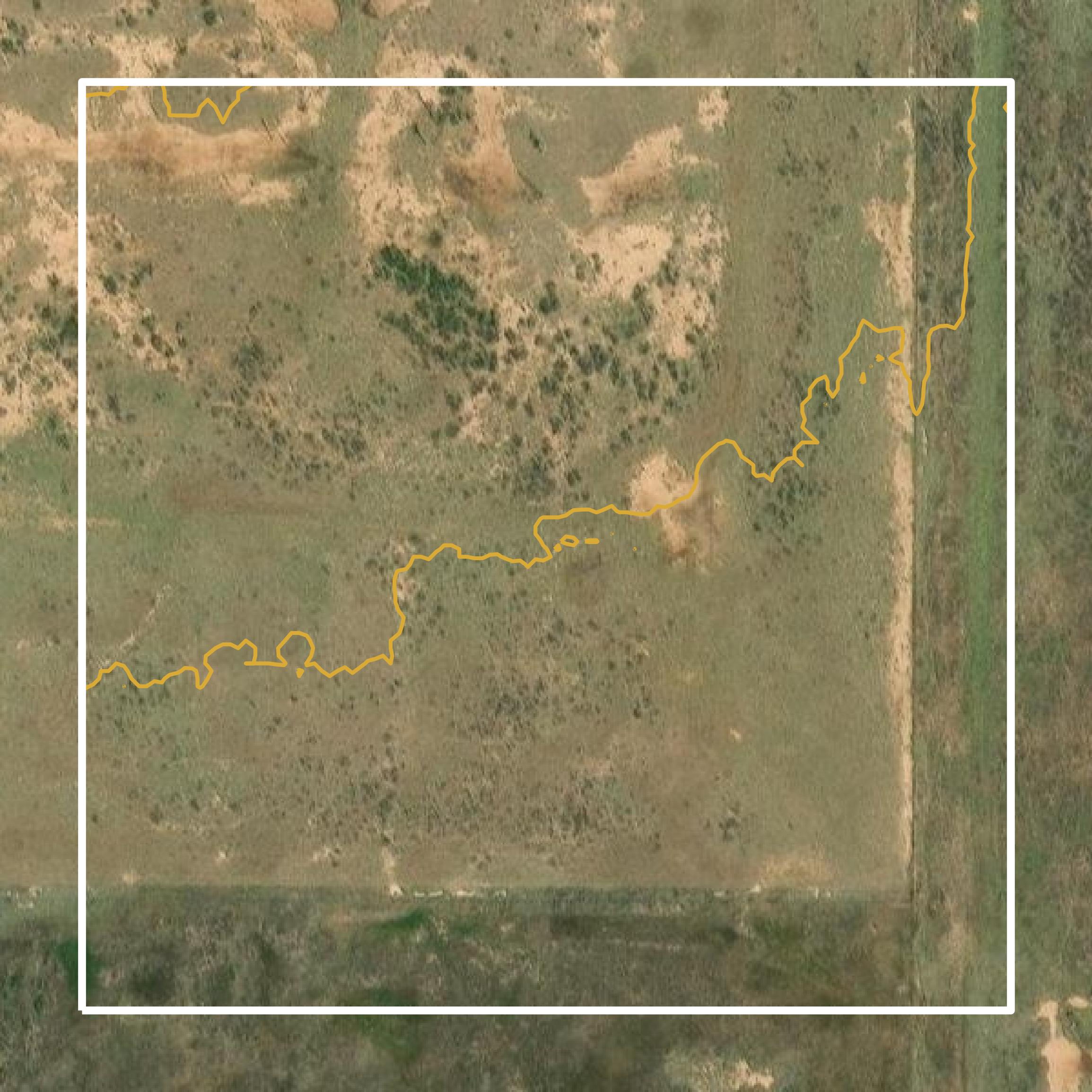 This image shows a contour map in Wichita County created using GIS data in Equator.