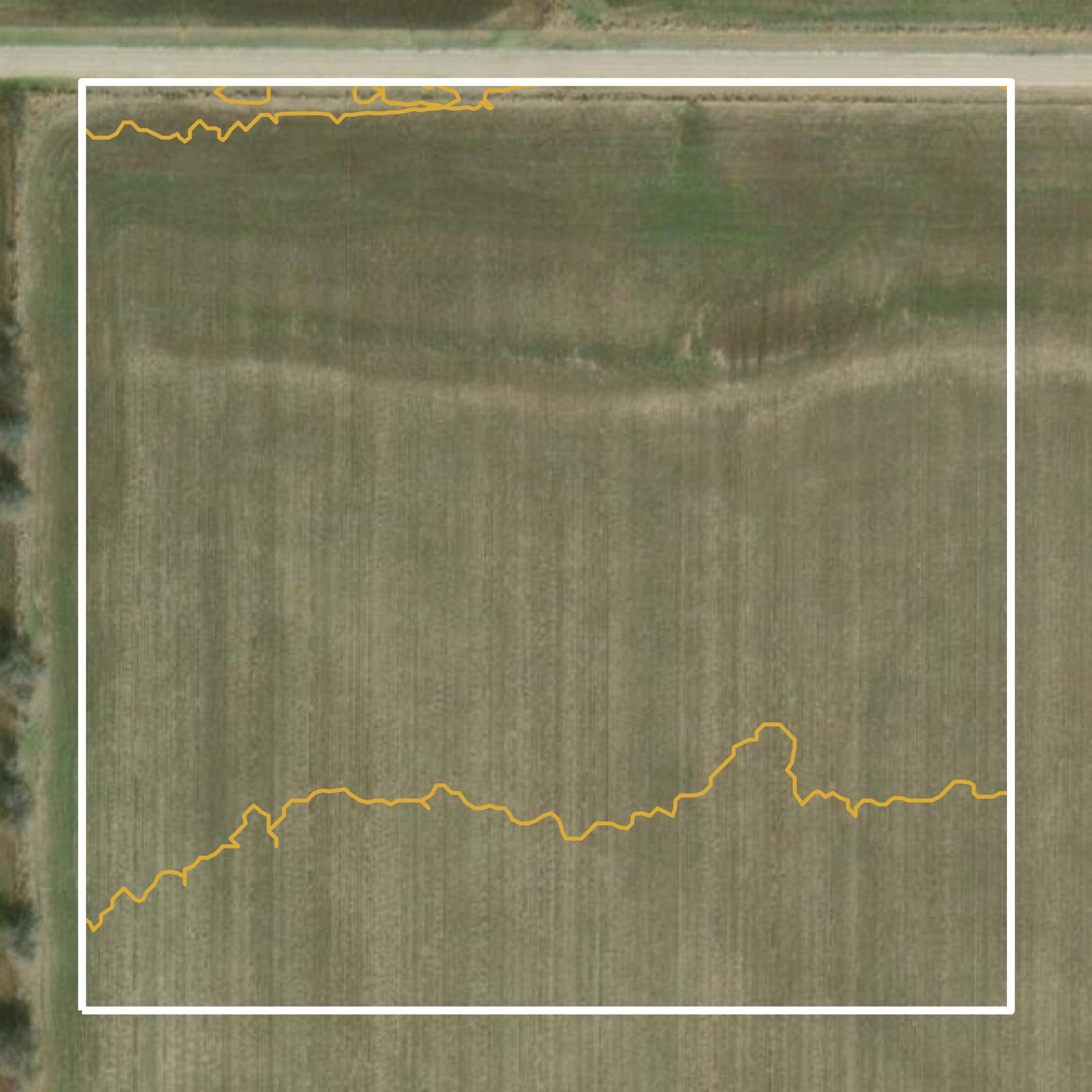 This image shows a contour map in Young County created using GIS data in Equator.