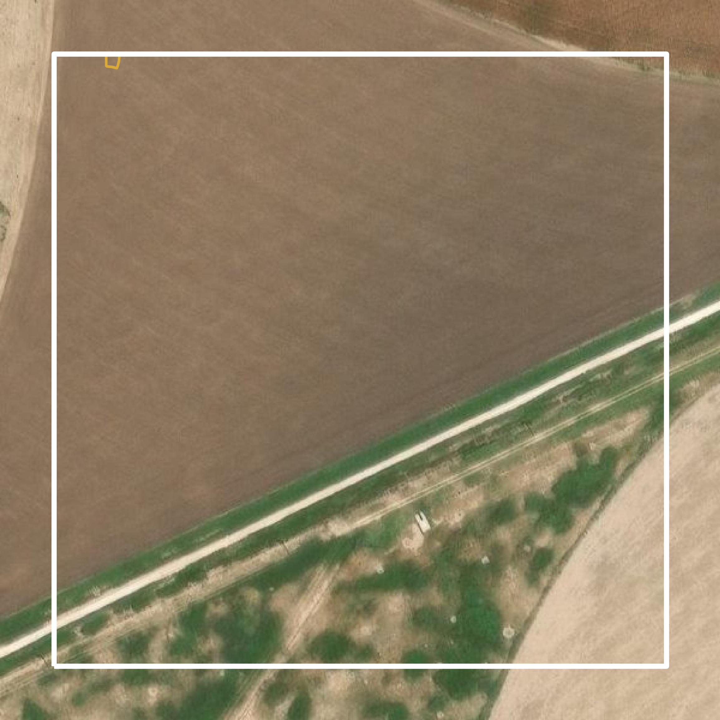 This image shows a contour map in Zavala County created using GIS data in Equator.