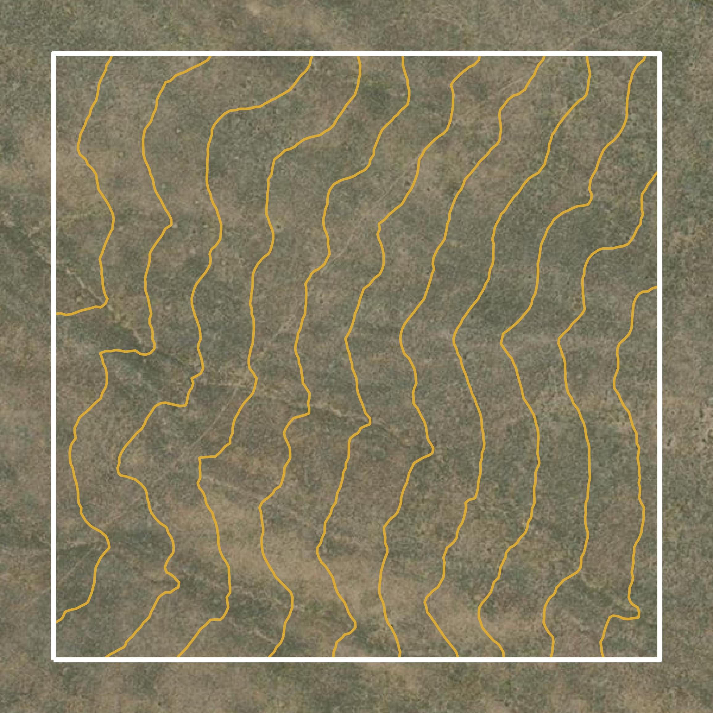 This image shows a contour map in Beaver County created using GIS data in Equator.