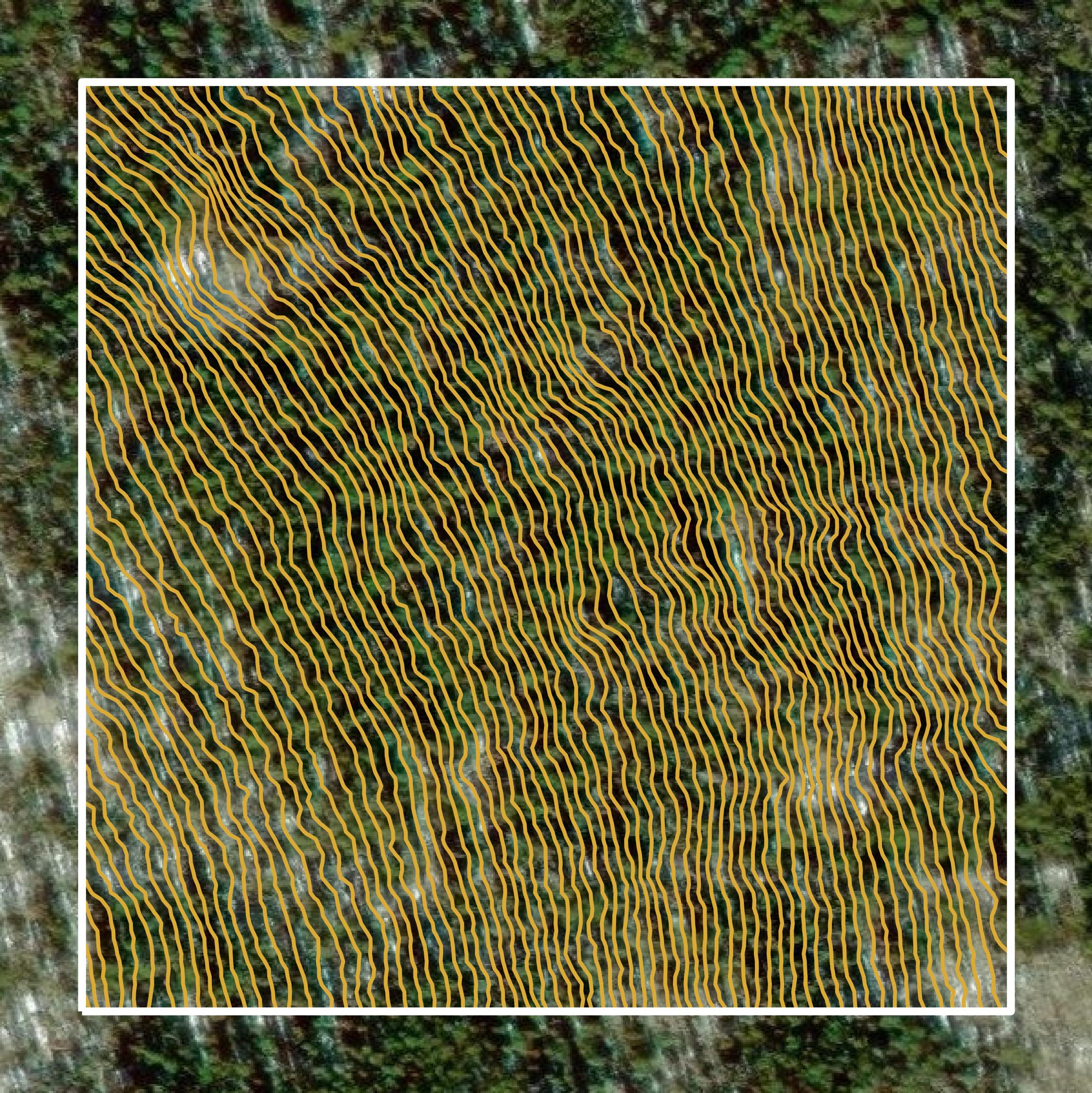 This image shows a contour map in Daggett County created using GIS data in Equator.