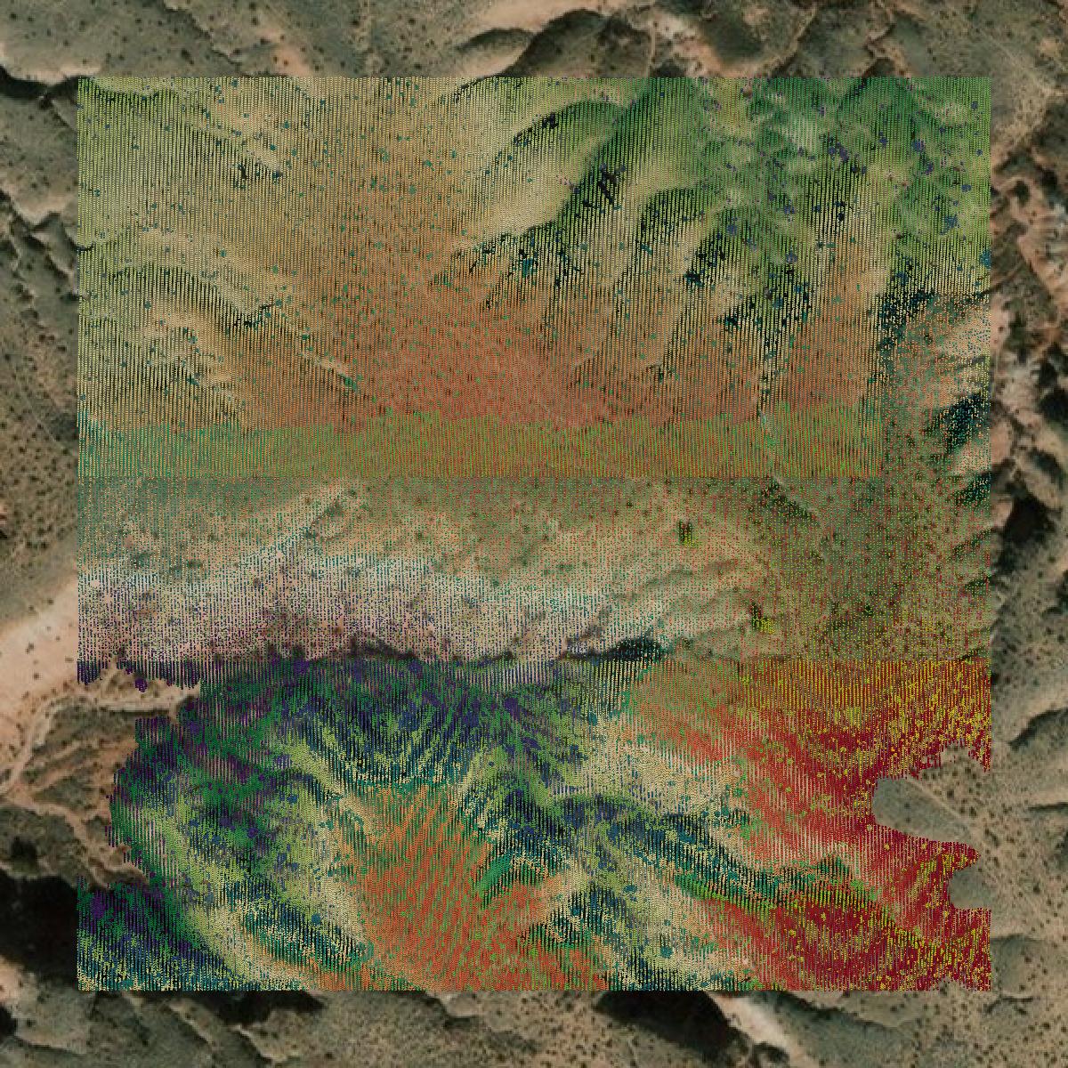 This image shows a LiDAR point cloud in Emery County created using GIS data in Equator.