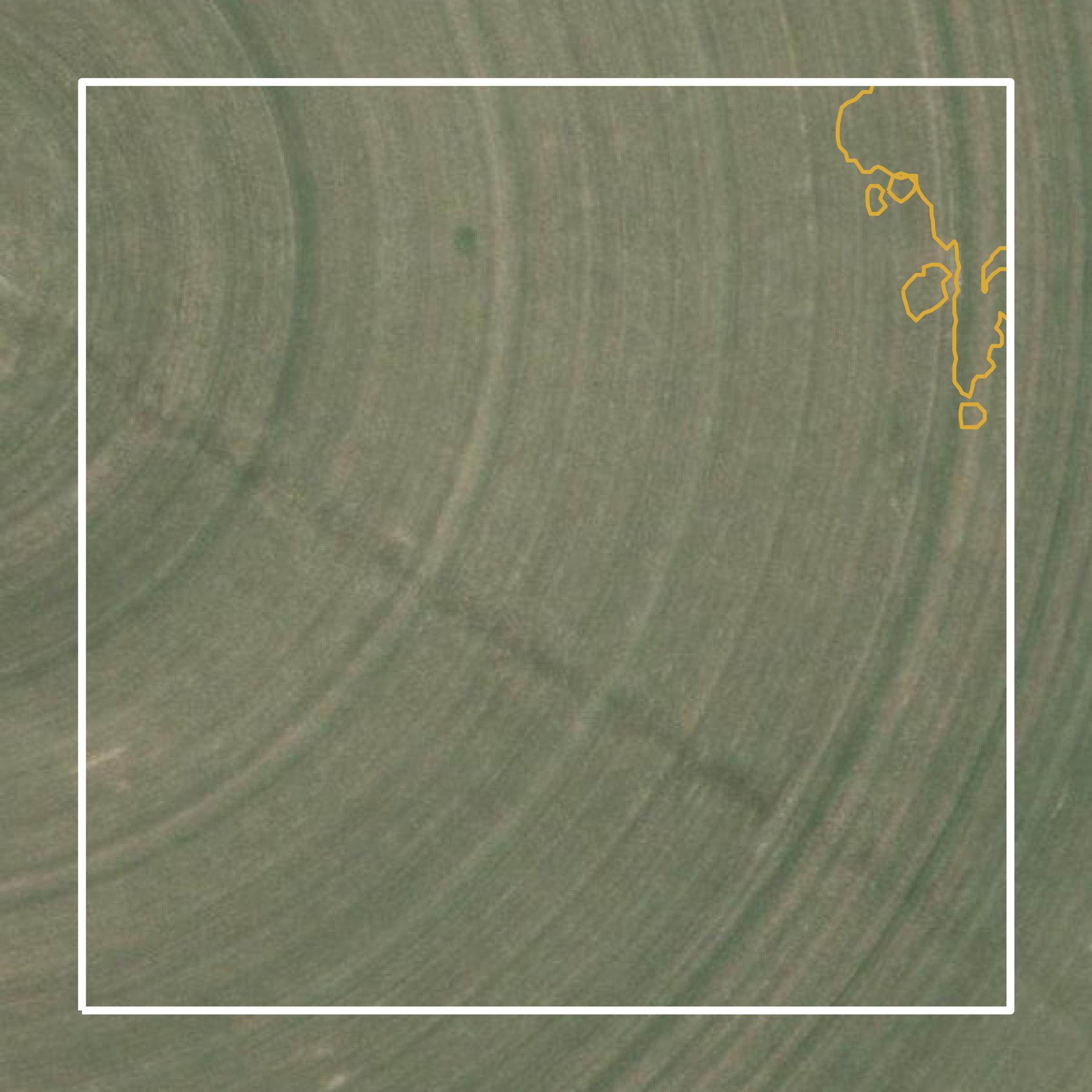 This image shows a contour map in Iron County created using GIS data in Equator.