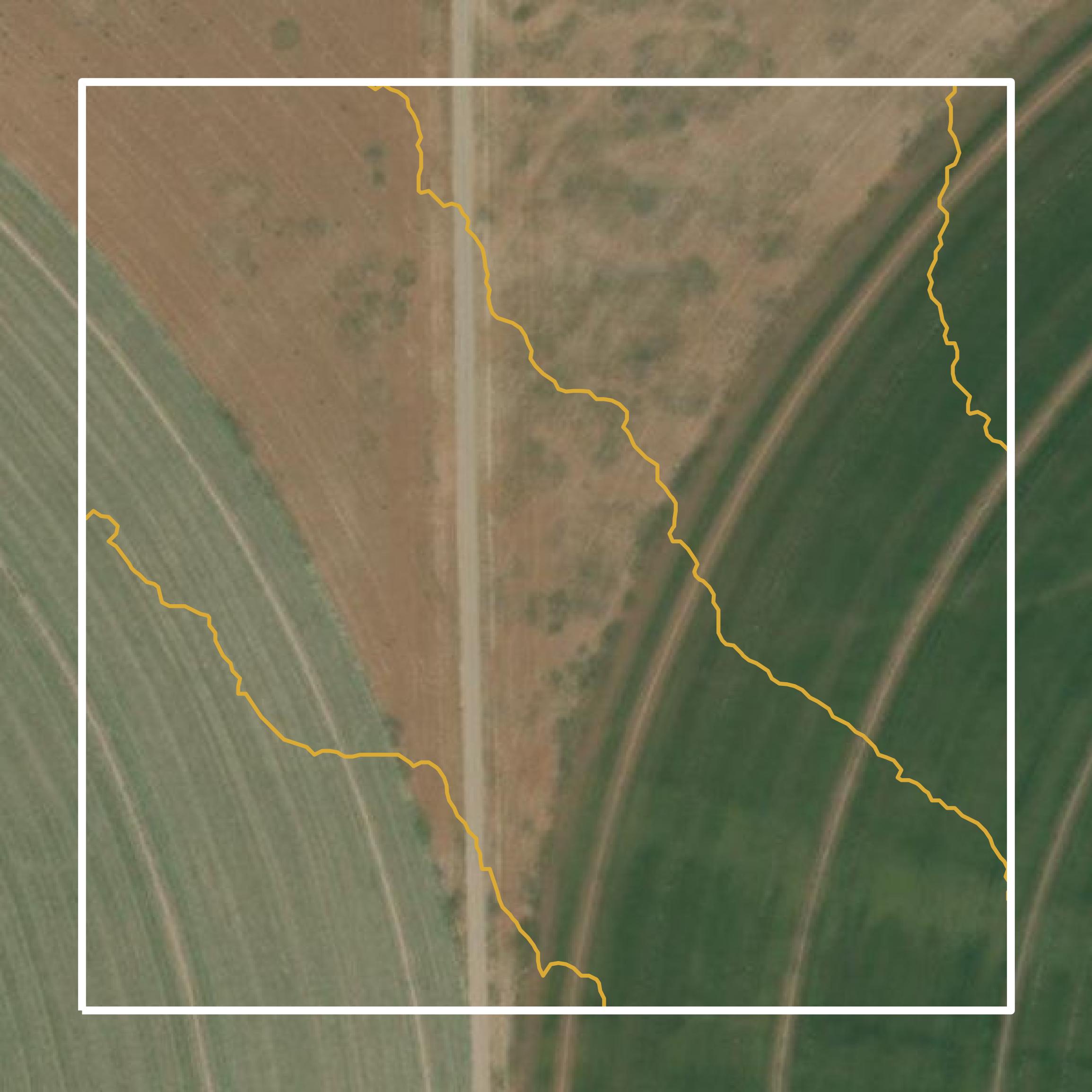 This image shows a contour map in Juab County created using GIS data in Equator.