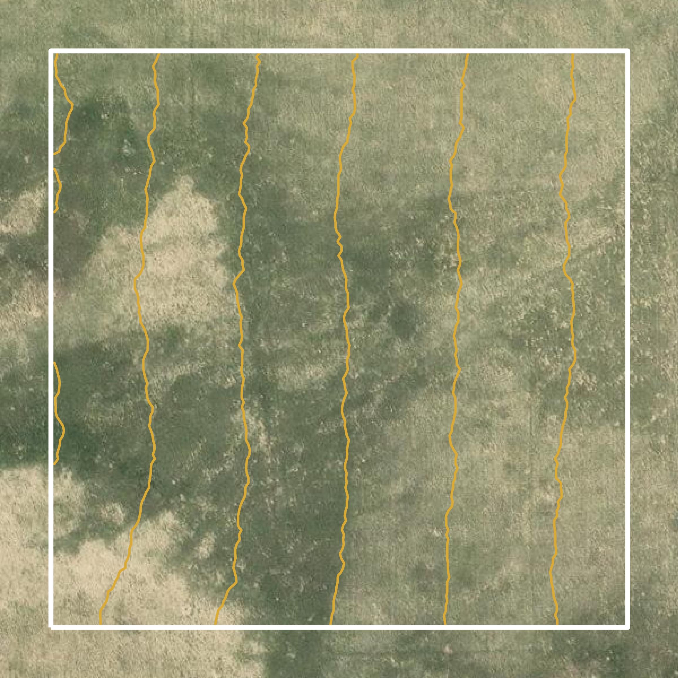 This image shows a contour map in Millard County created using GIS data in Equator.