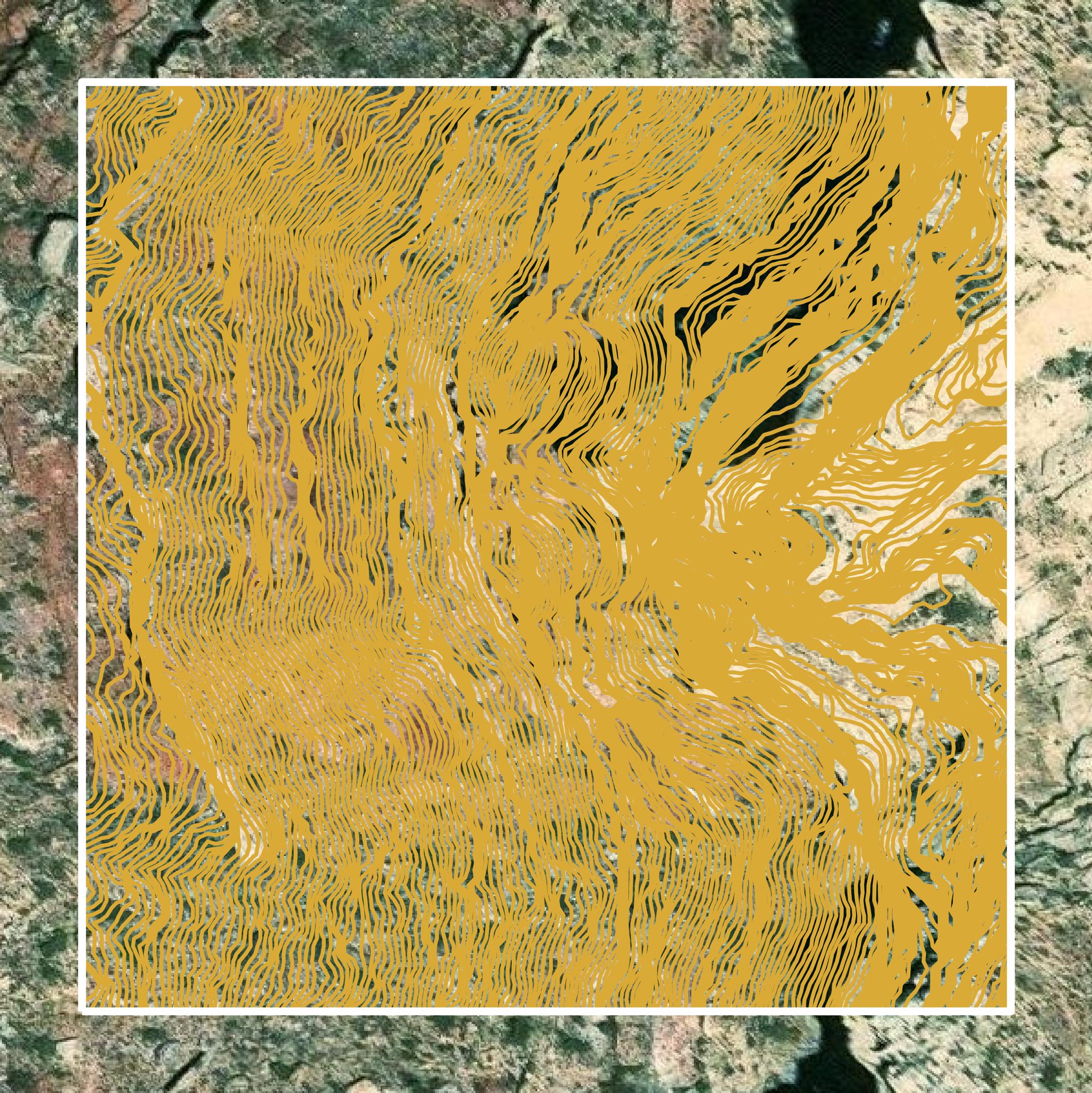 This image shows a contour map in San Juan County created using GIS data in Equator.