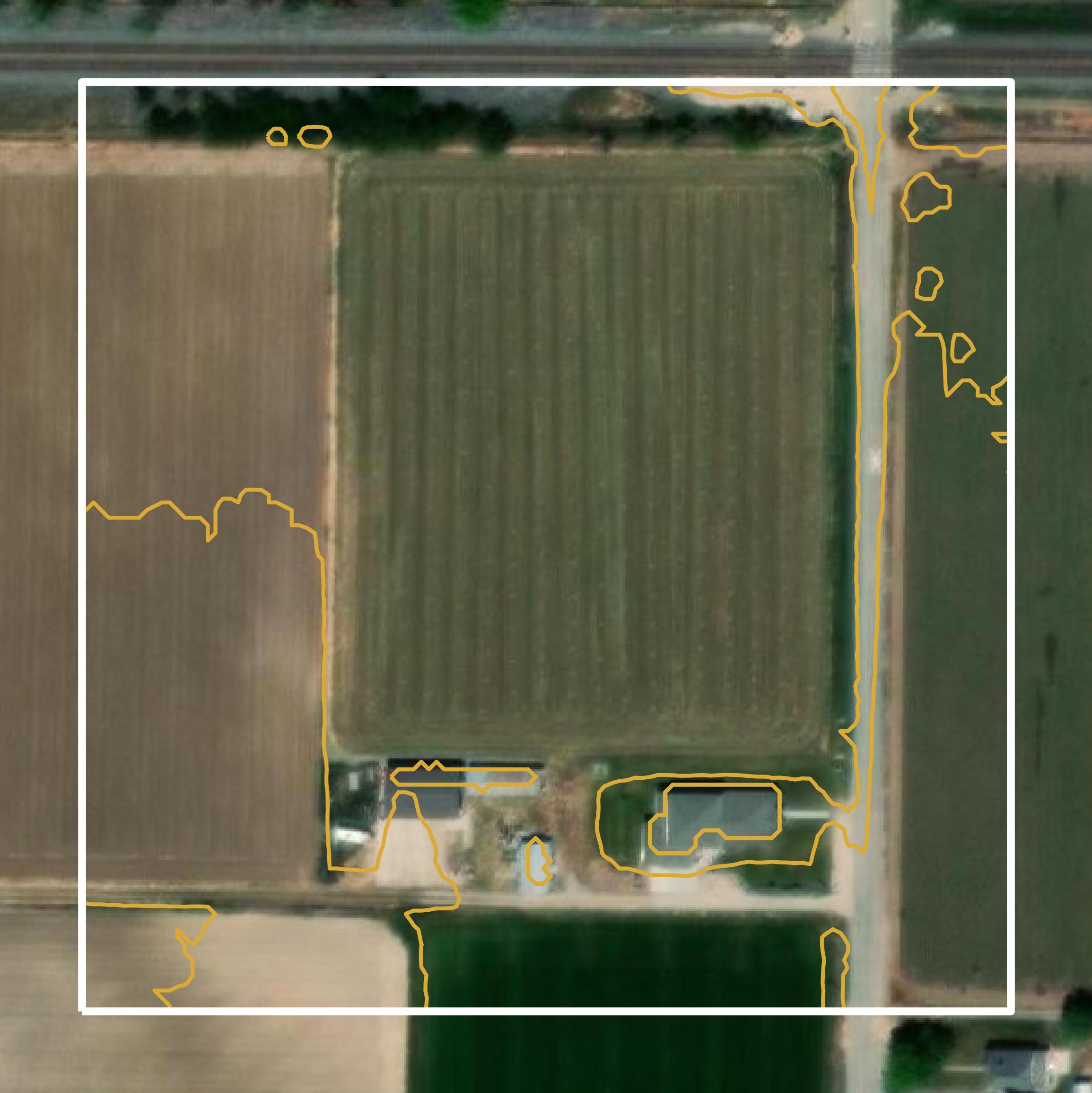 This image shows a contour map in Weber County created using GIS data in Equator.