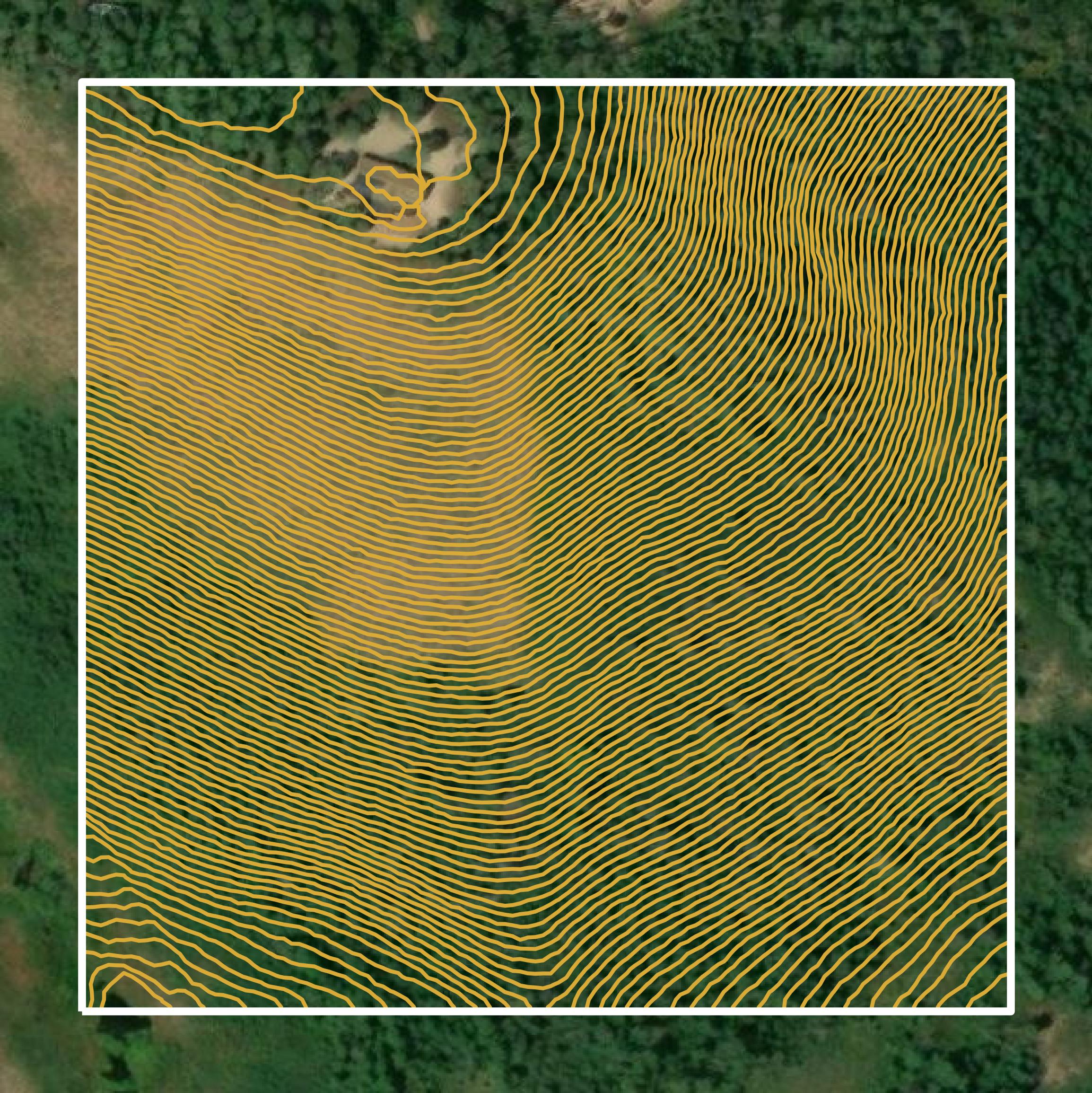 This image shows parcel and building data in Bennington County created using GIS data in Equator.