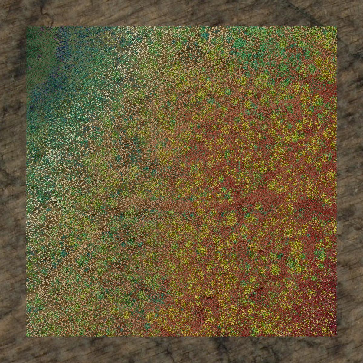 This image shows a LiDAR point cloud in Bennington County created using GIS data in Equator.