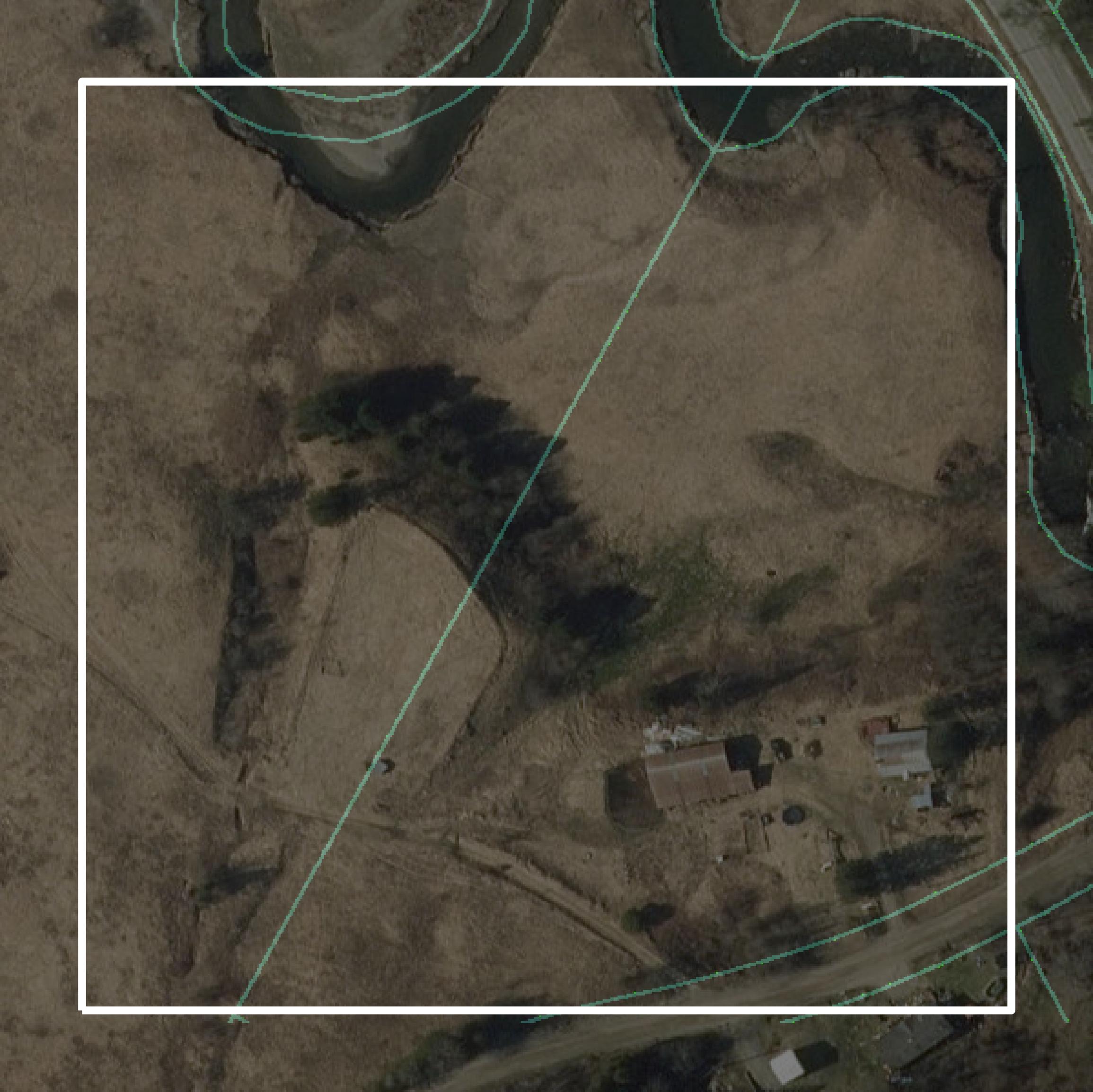 This image shows parcel and building data in Caledonia County created using GIS data in Equator.
