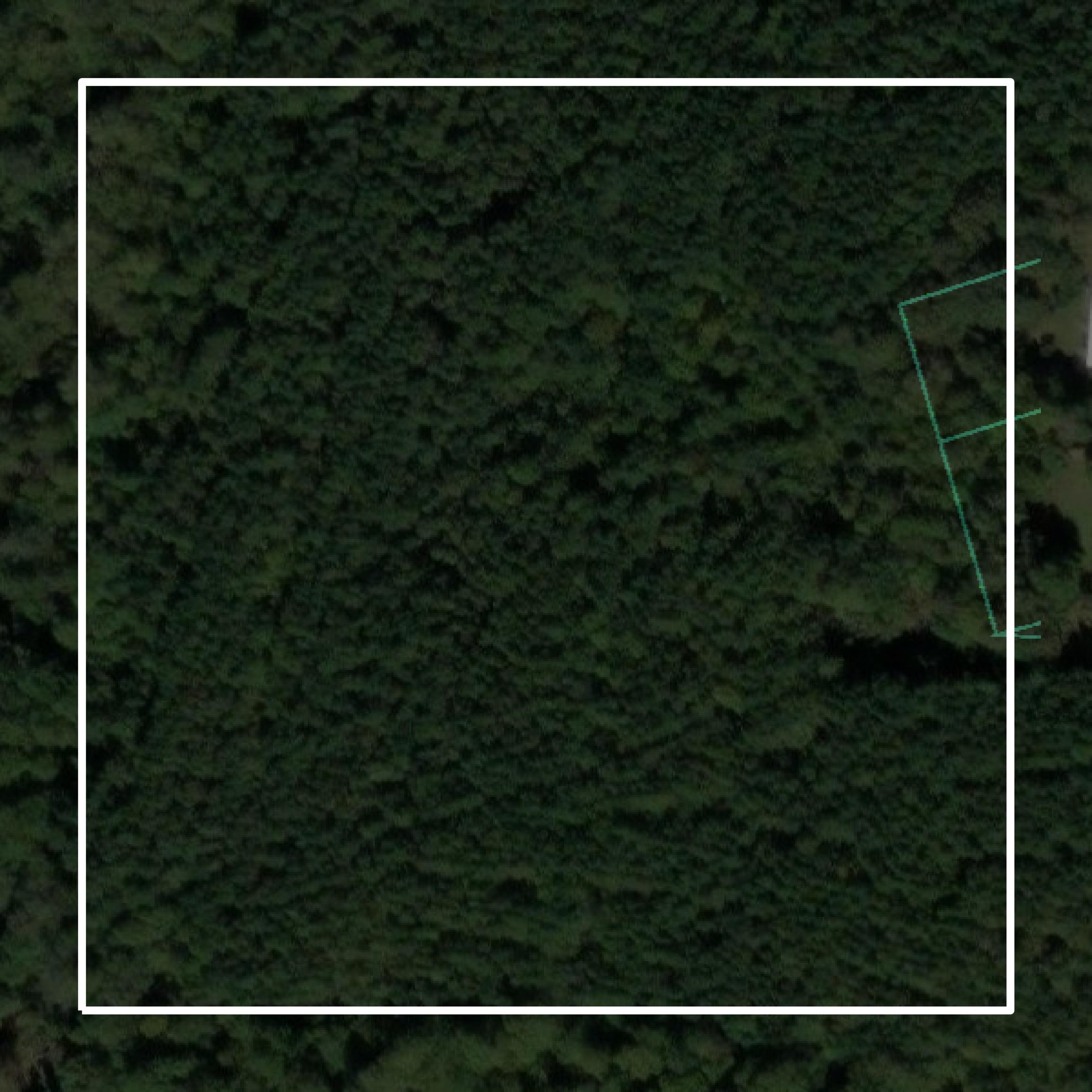 This image shows parcel and building data in Buckingham County created using GIS data in Equator.