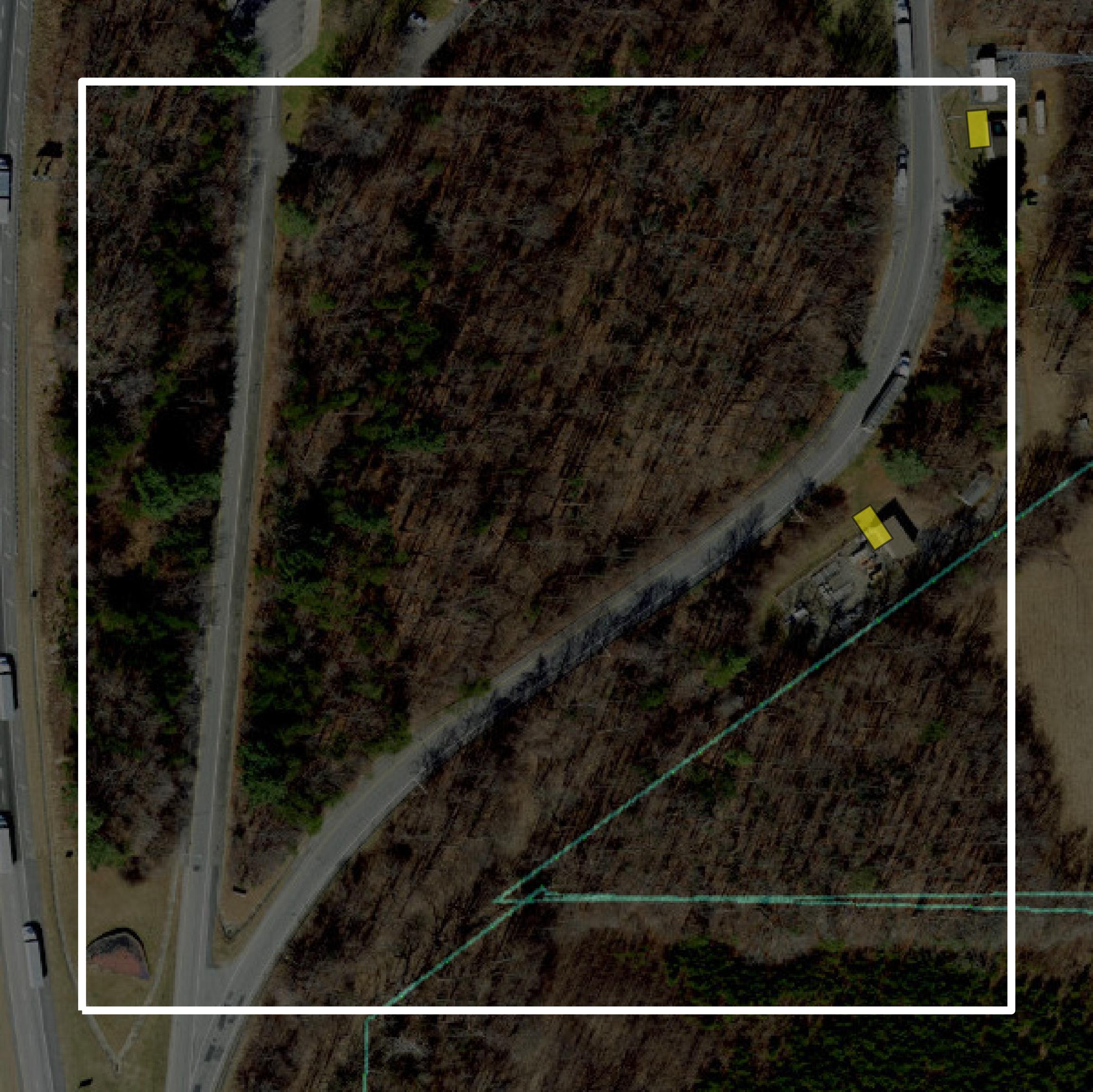 This image shows parcel and building data in Carroll County created using GIS data in Equator.