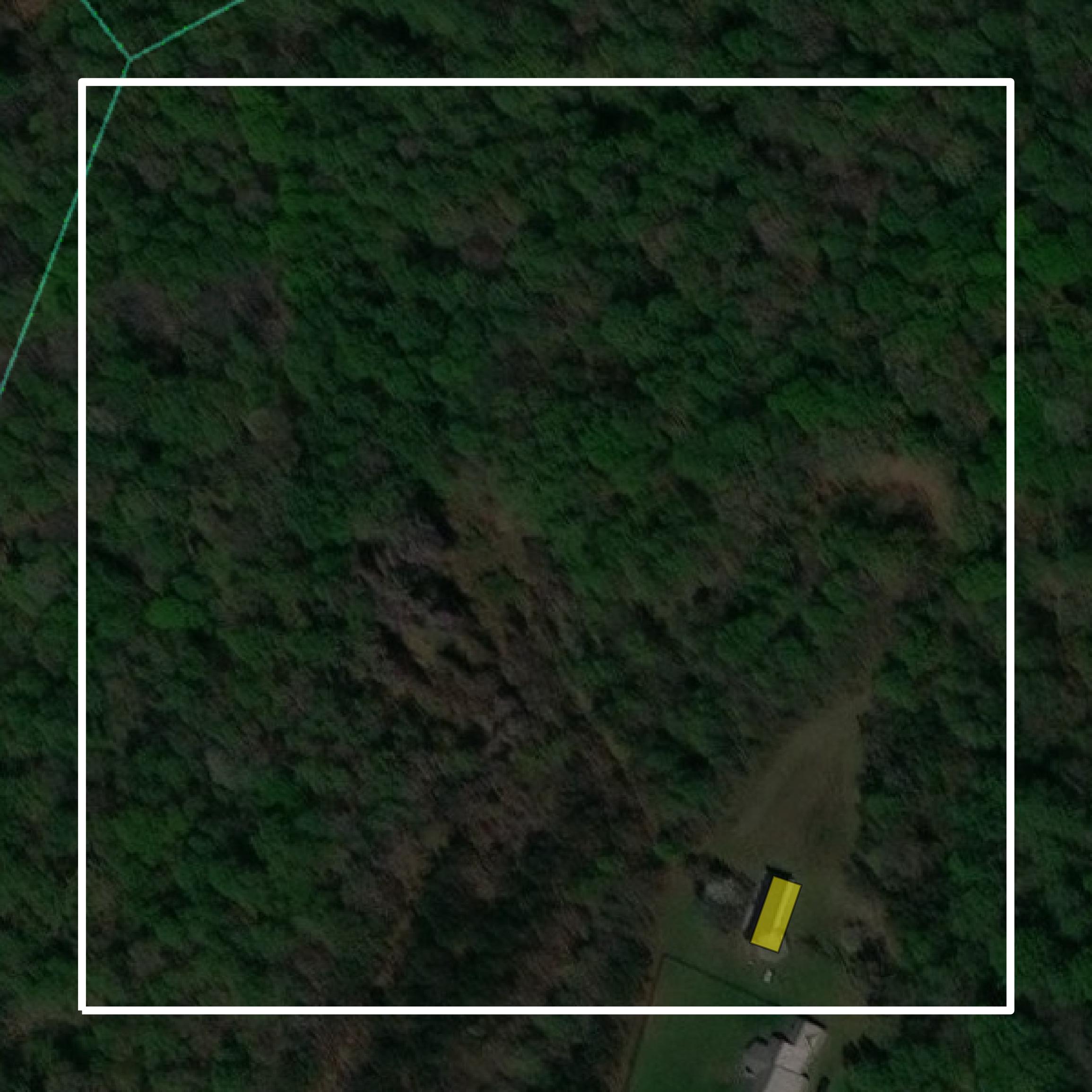 This image shows parcel and building data in Charles City County created using GIS data in Equator.