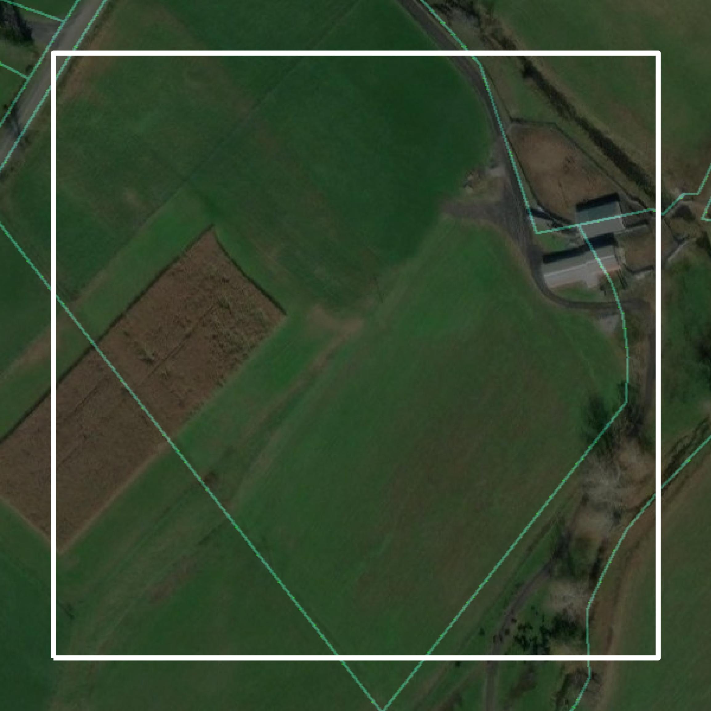 This image shows a contour map in Greensville County created using GIS data in Equator.