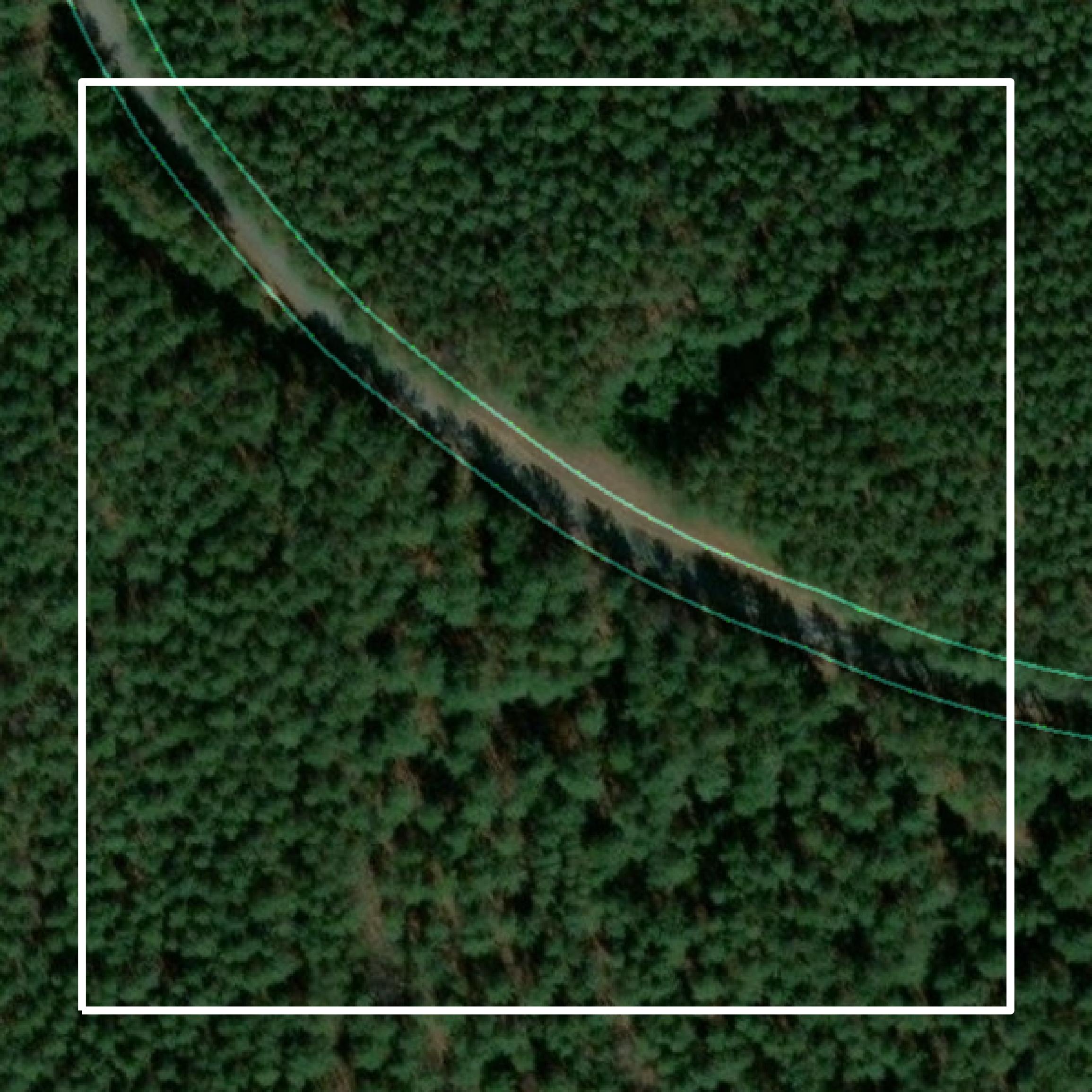 This image shows parcel and building data in Halifax County created using GIS data in Equator.