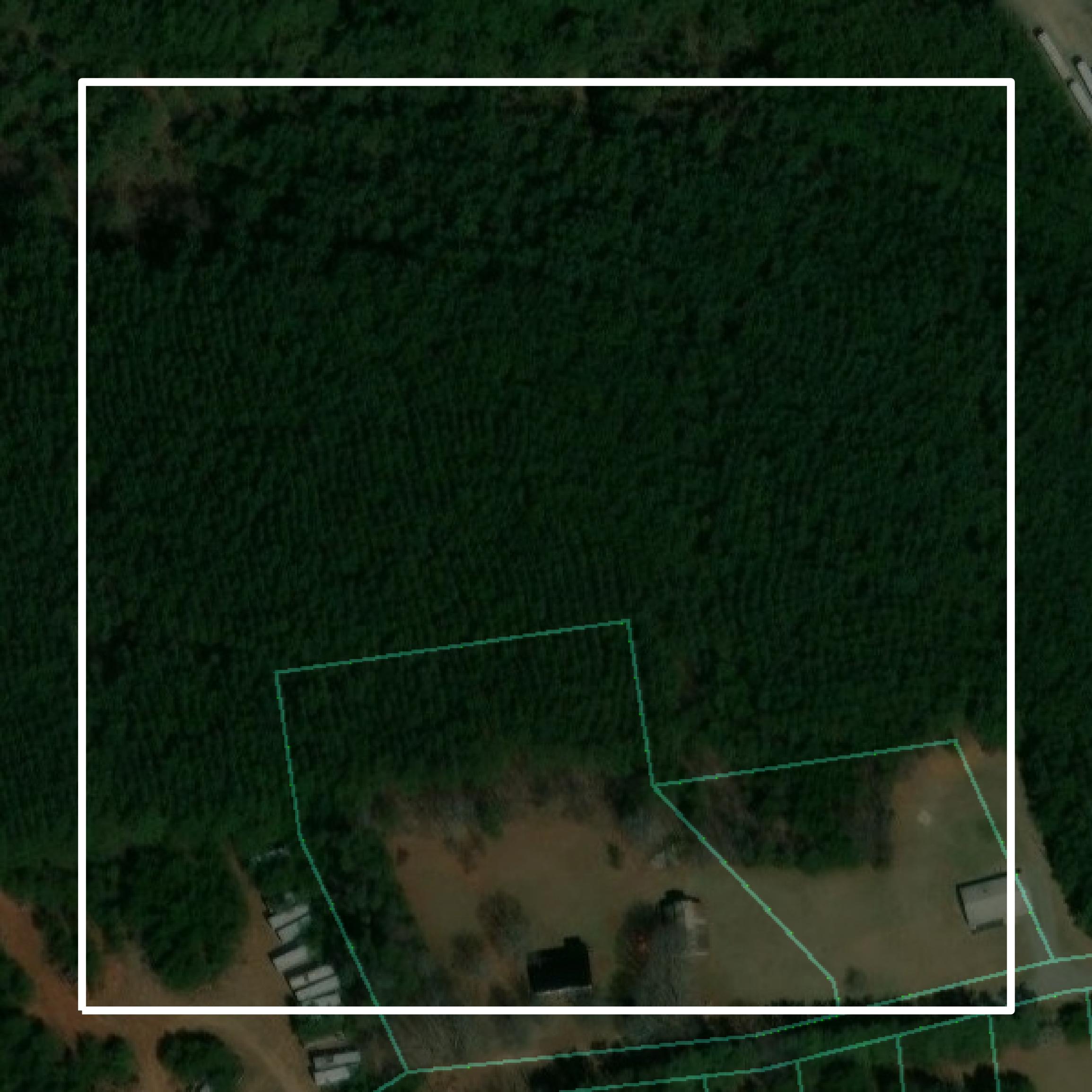 This image shows parcel and building data in Henry County created using GIS data in Equator.