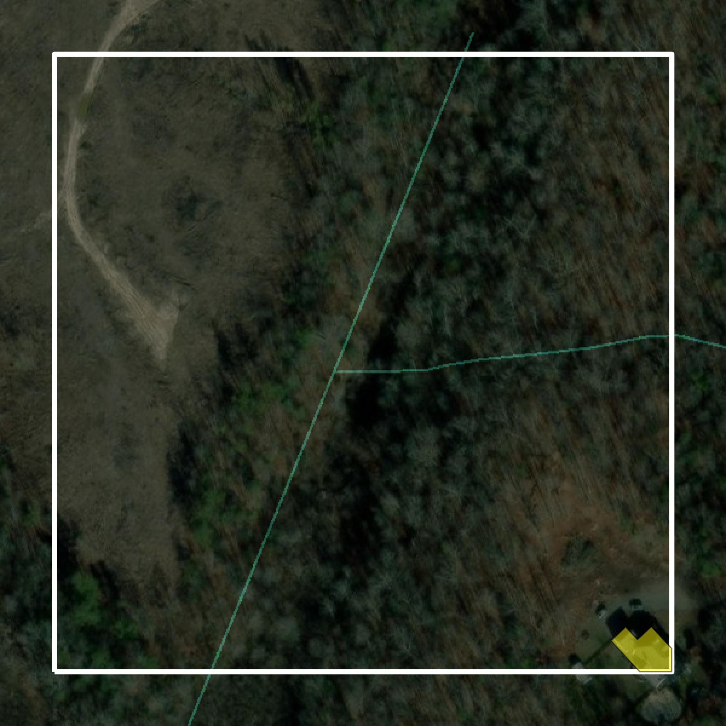 This image shows parcel and building data in King William County created using GIS data in Equator.