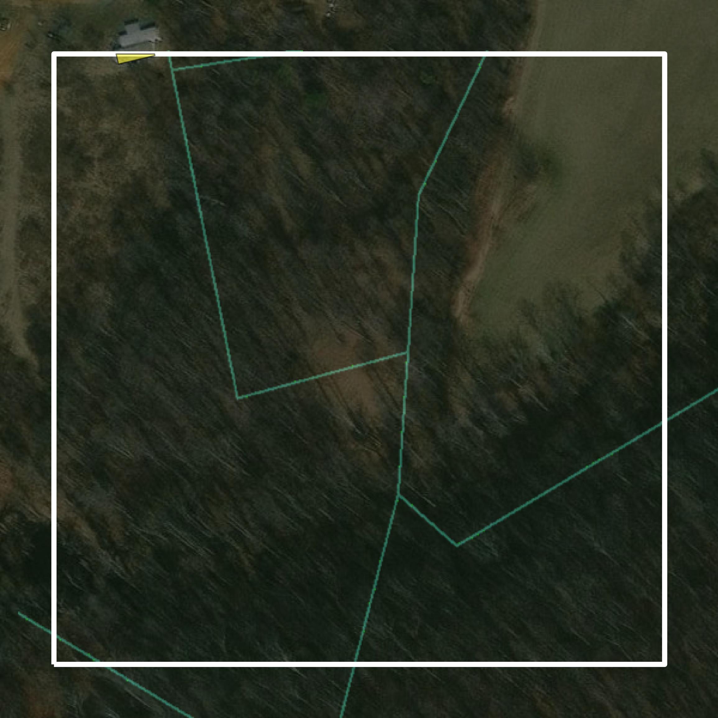 This image shows parcel and building data in Nelson County created using GIS data in Equator.