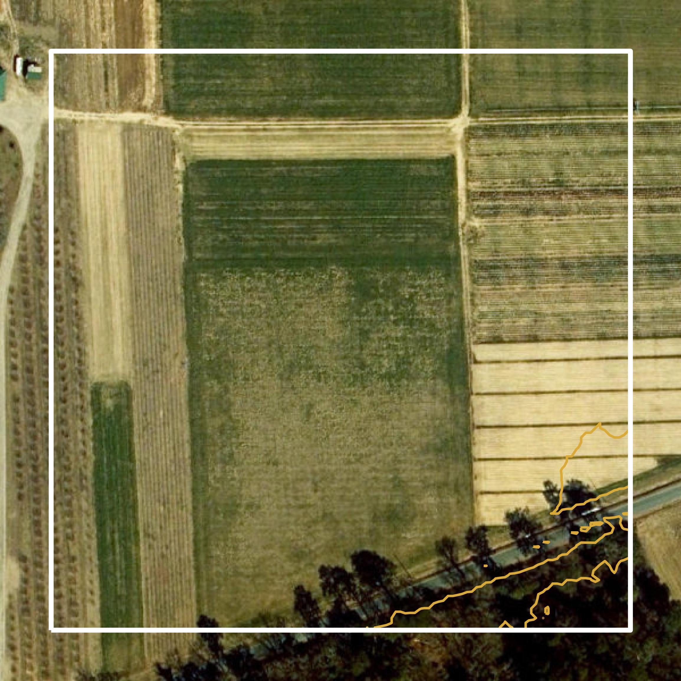 This image shows a contour map in Northampton County created using GIS data in Equator.