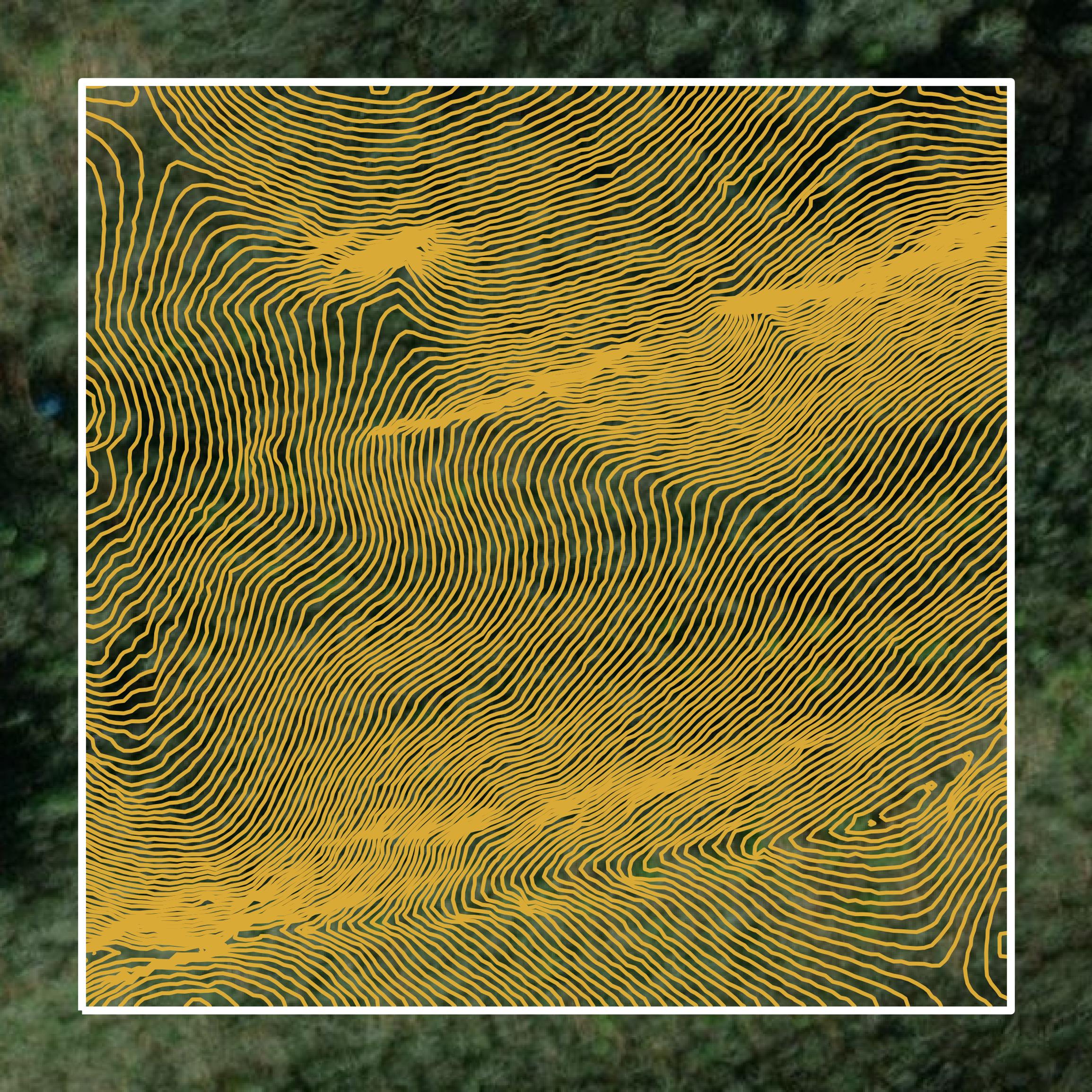 This image shows a contour map in Norton city created using GIS data in Equator.