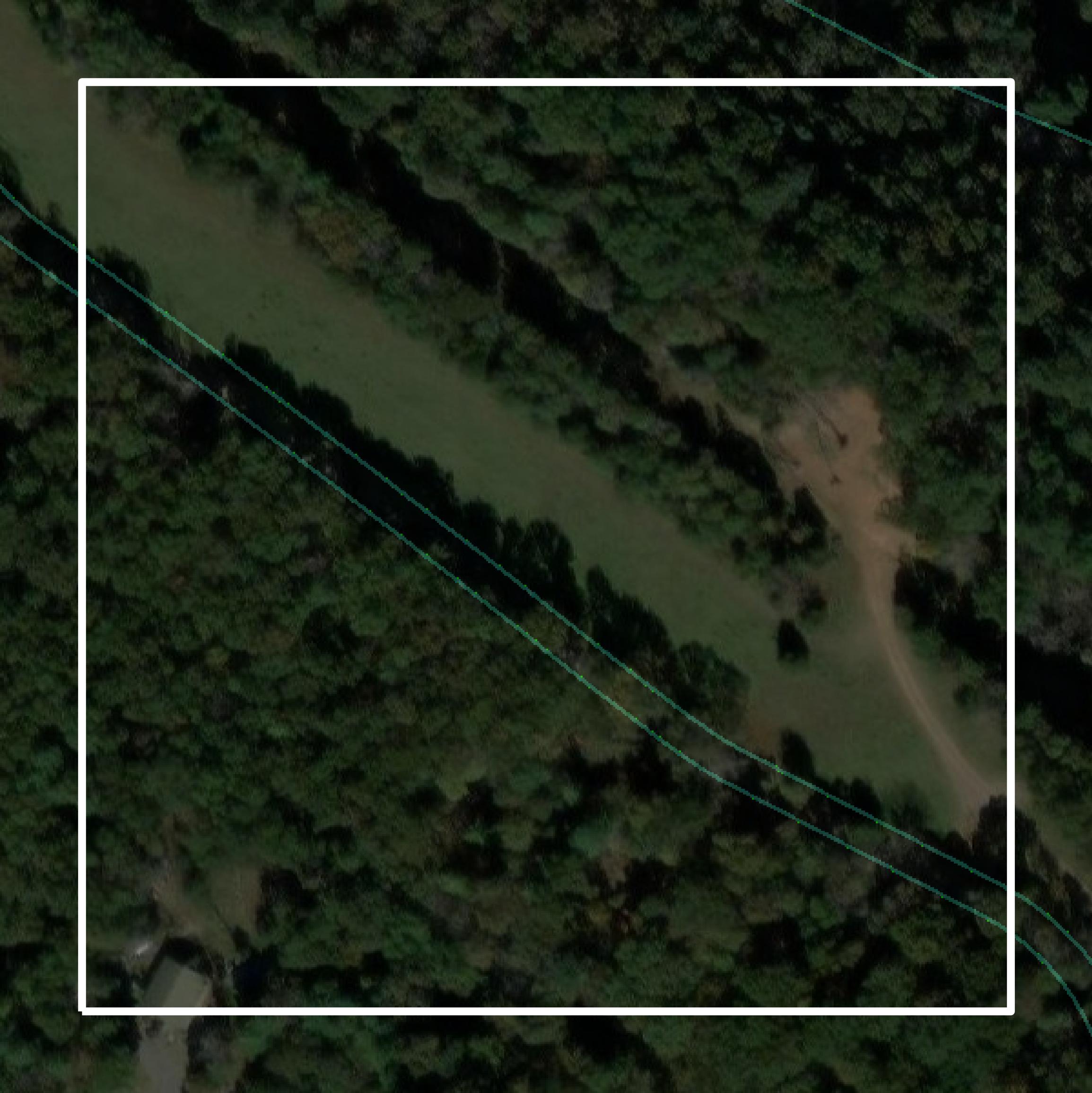 This image shows parcel and building data in Page County created using GIS data in Equator.