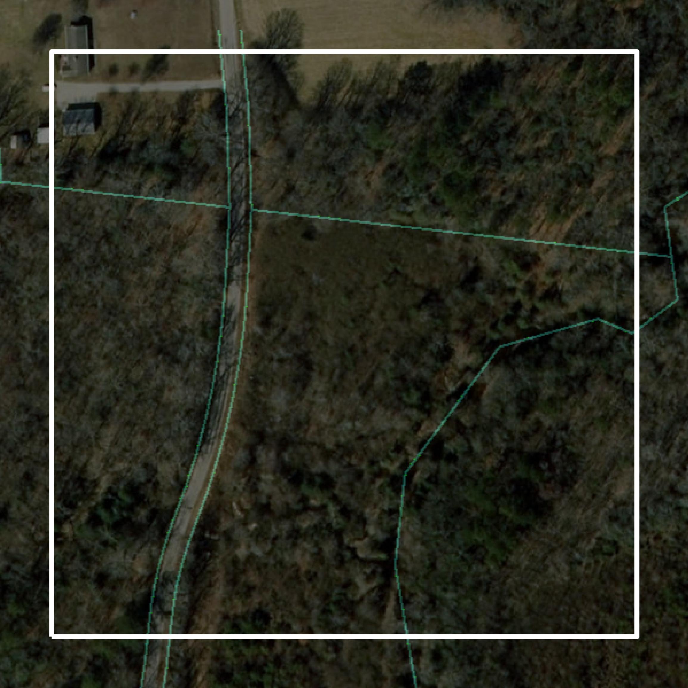 This image shows parcel and building data in Prince George County created using GIS data in Equator.