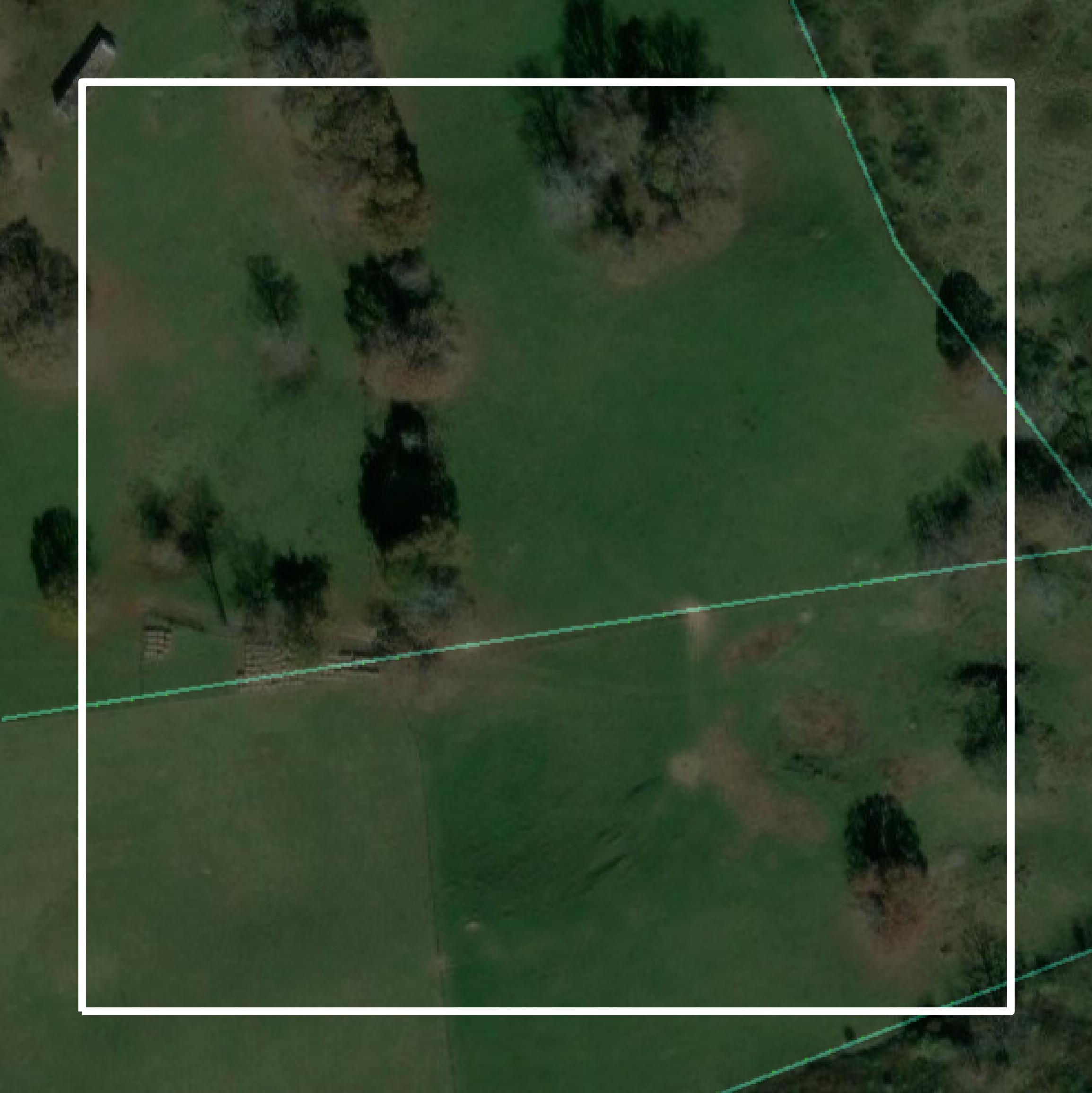 This image shows parcel and building data in Smyth County created using GIS data in Equator.