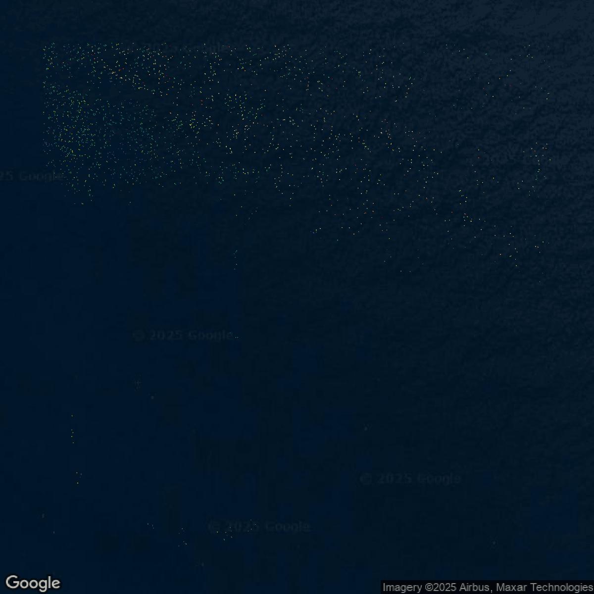 This image shows a LiDAR point cloud in Virginia Beach city created using GIS data in Equator.