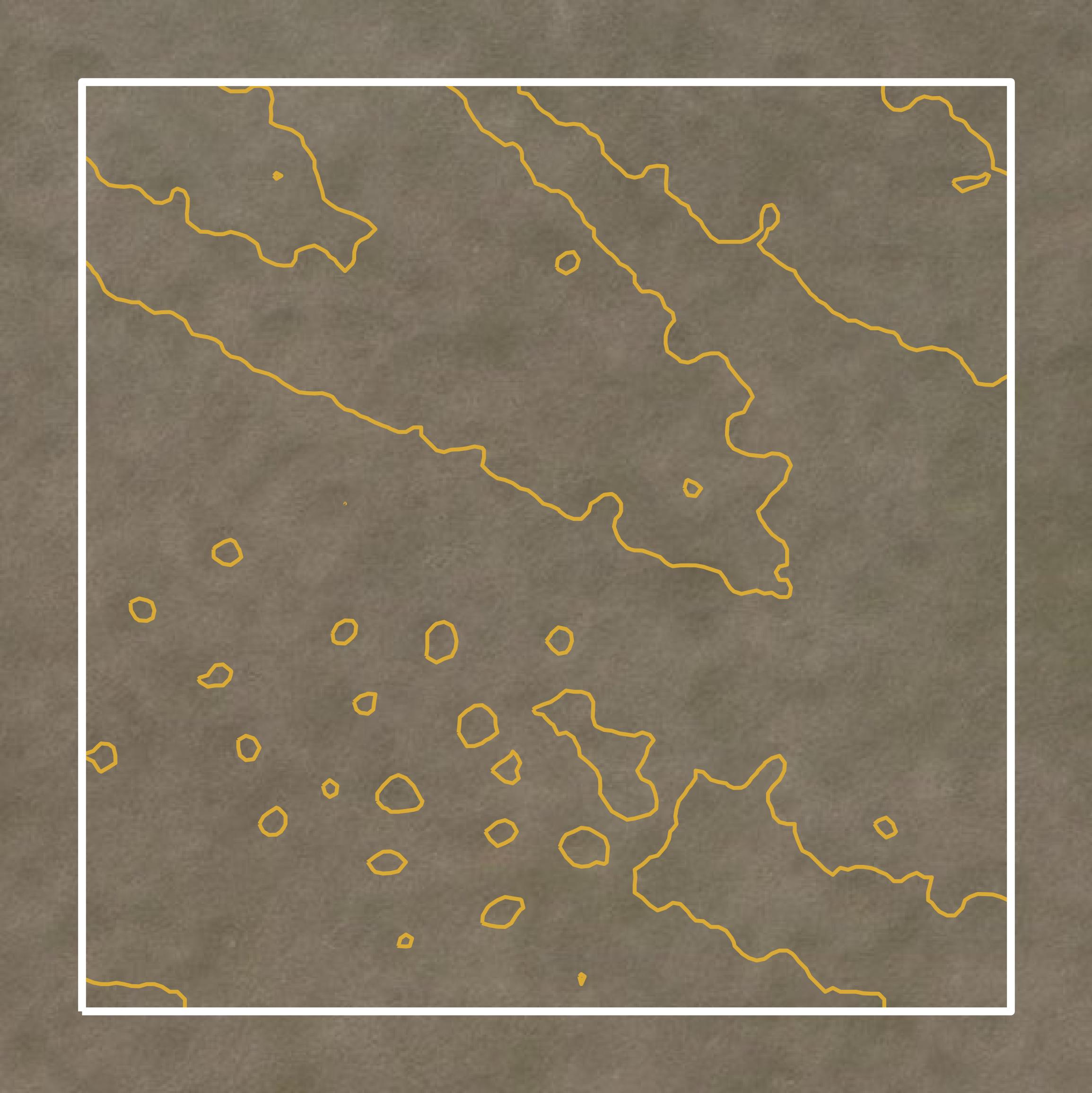 This image shows a contour map in Adams County created using GIS data in Equator.