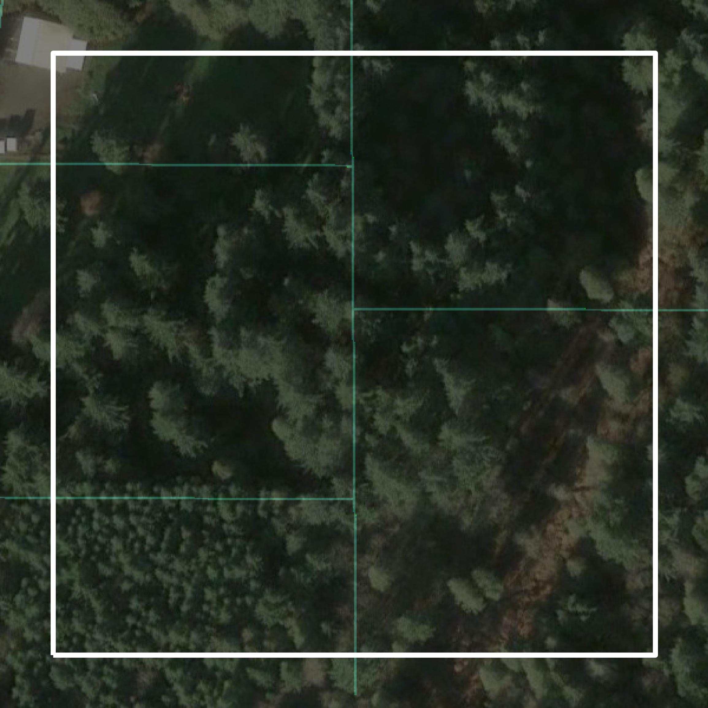 This image shows parcel and building data in Clark County created using GIS data in Equator.
