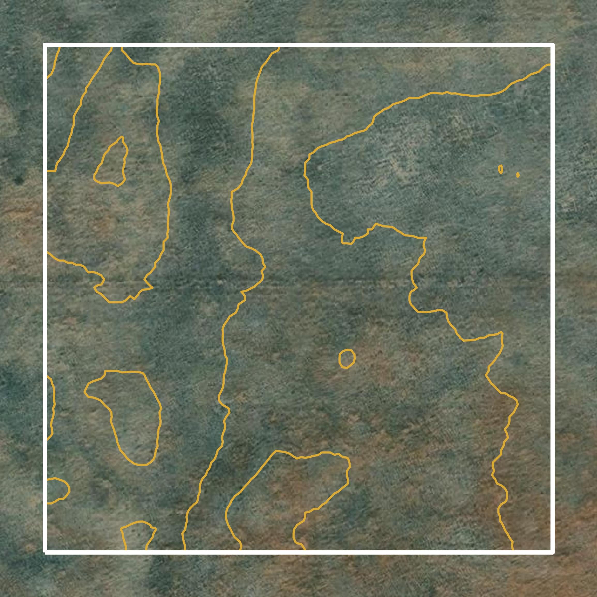 This image shows a contour map in Douglas County created using GIS data in Equator.