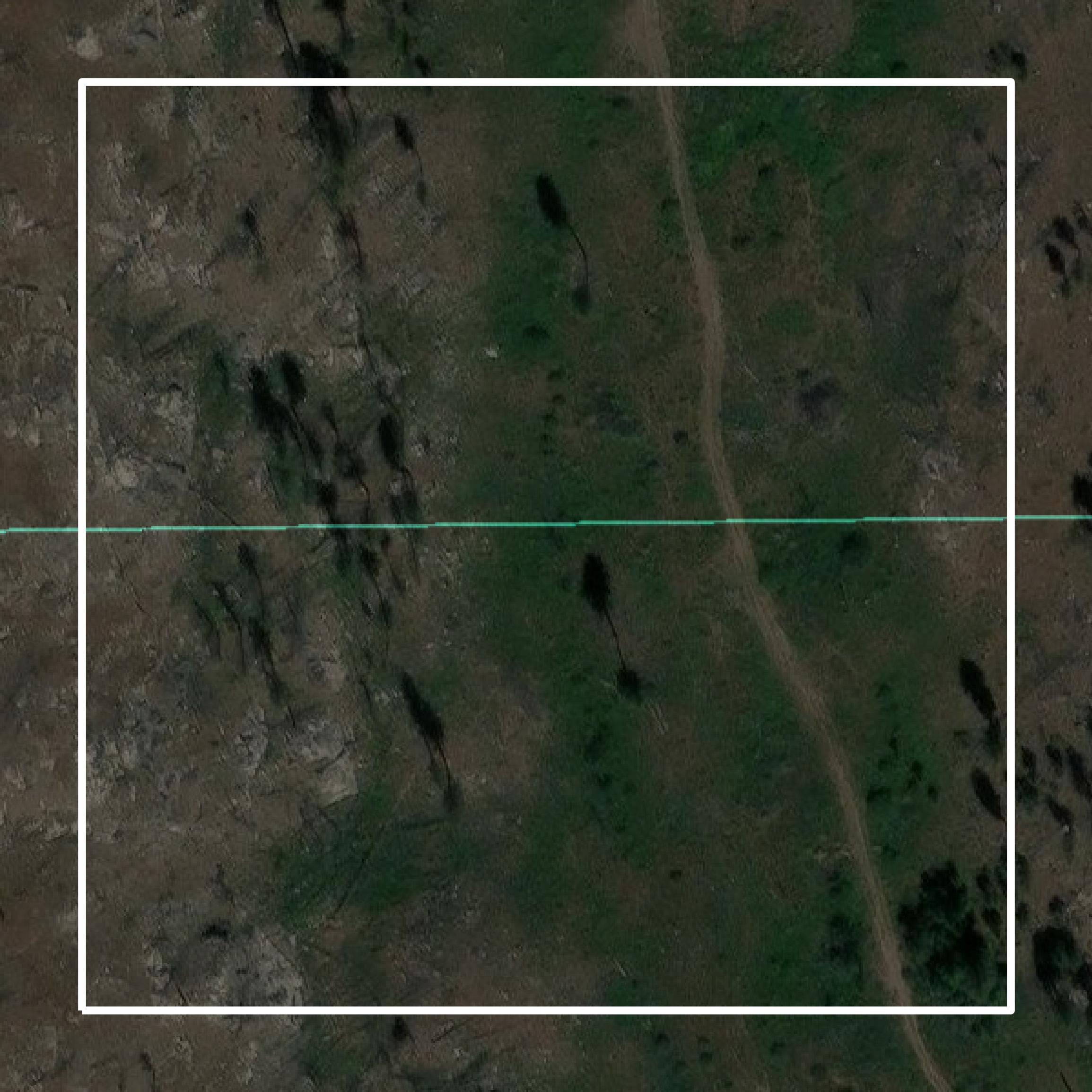 This image shows parcel and building data in Ferry County created using GIS data in Equator.