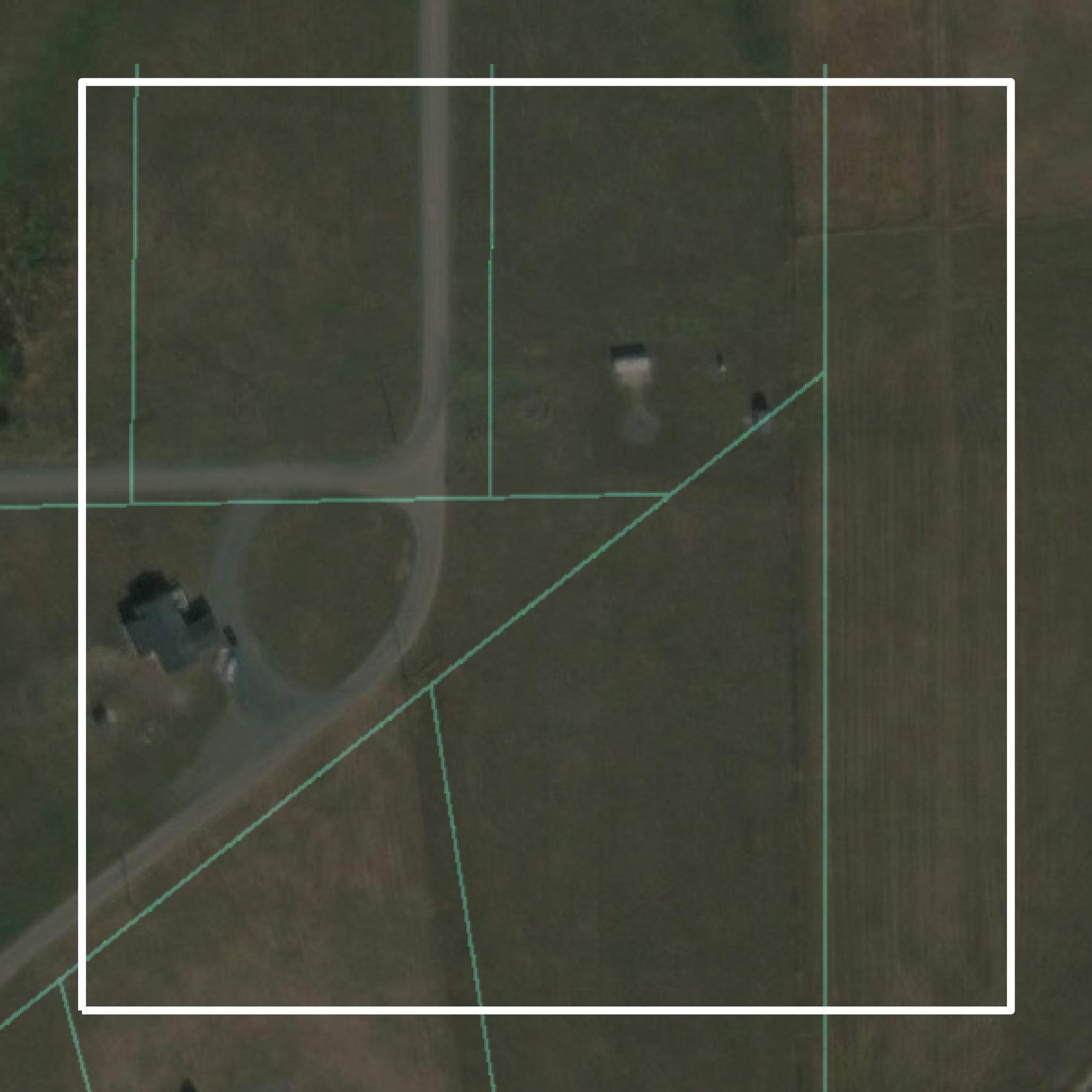 This image shows parcel and building data in Lewis County created using GIS data in Equator.
