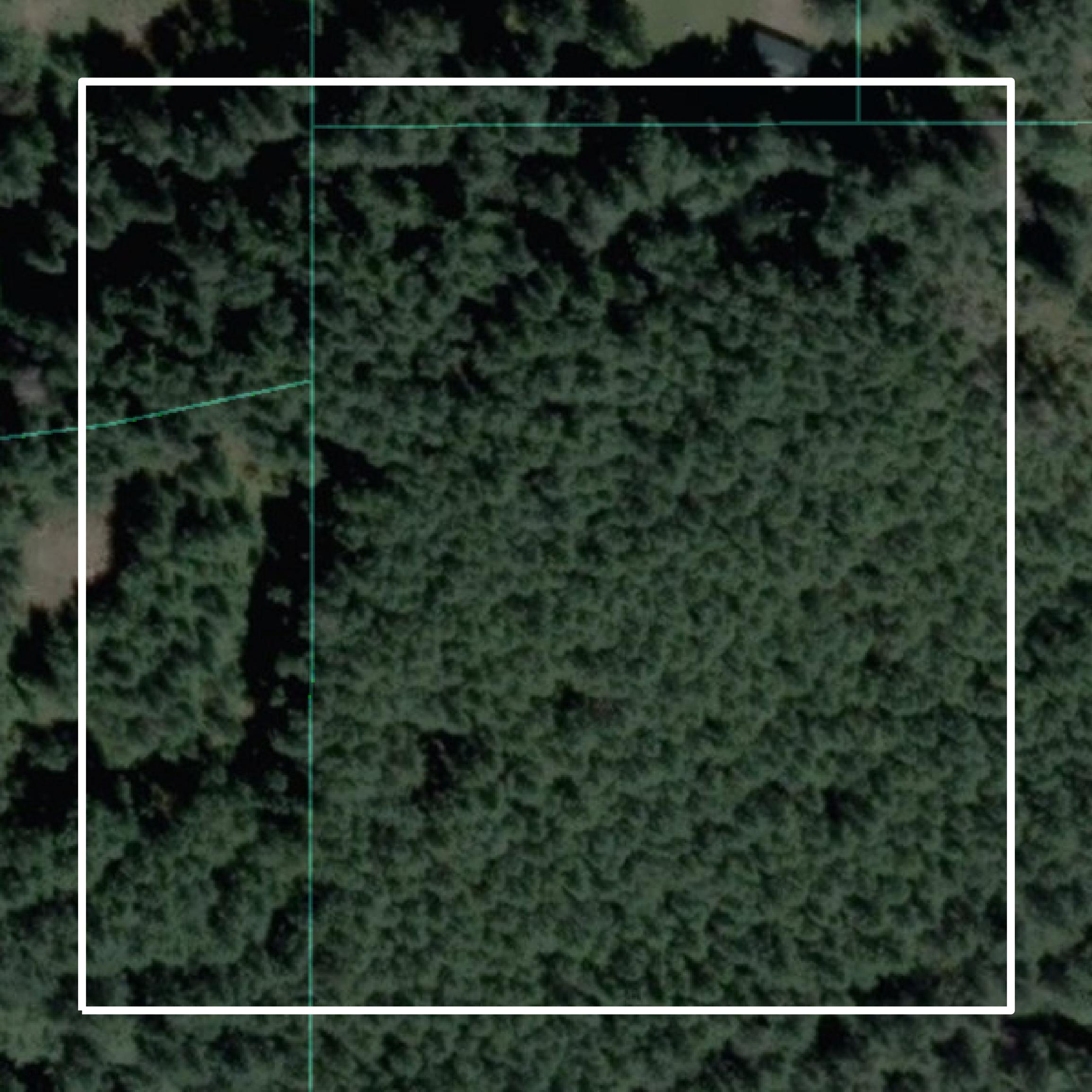This image shows a contour map in Okanogan County created using GIS data in Equator.