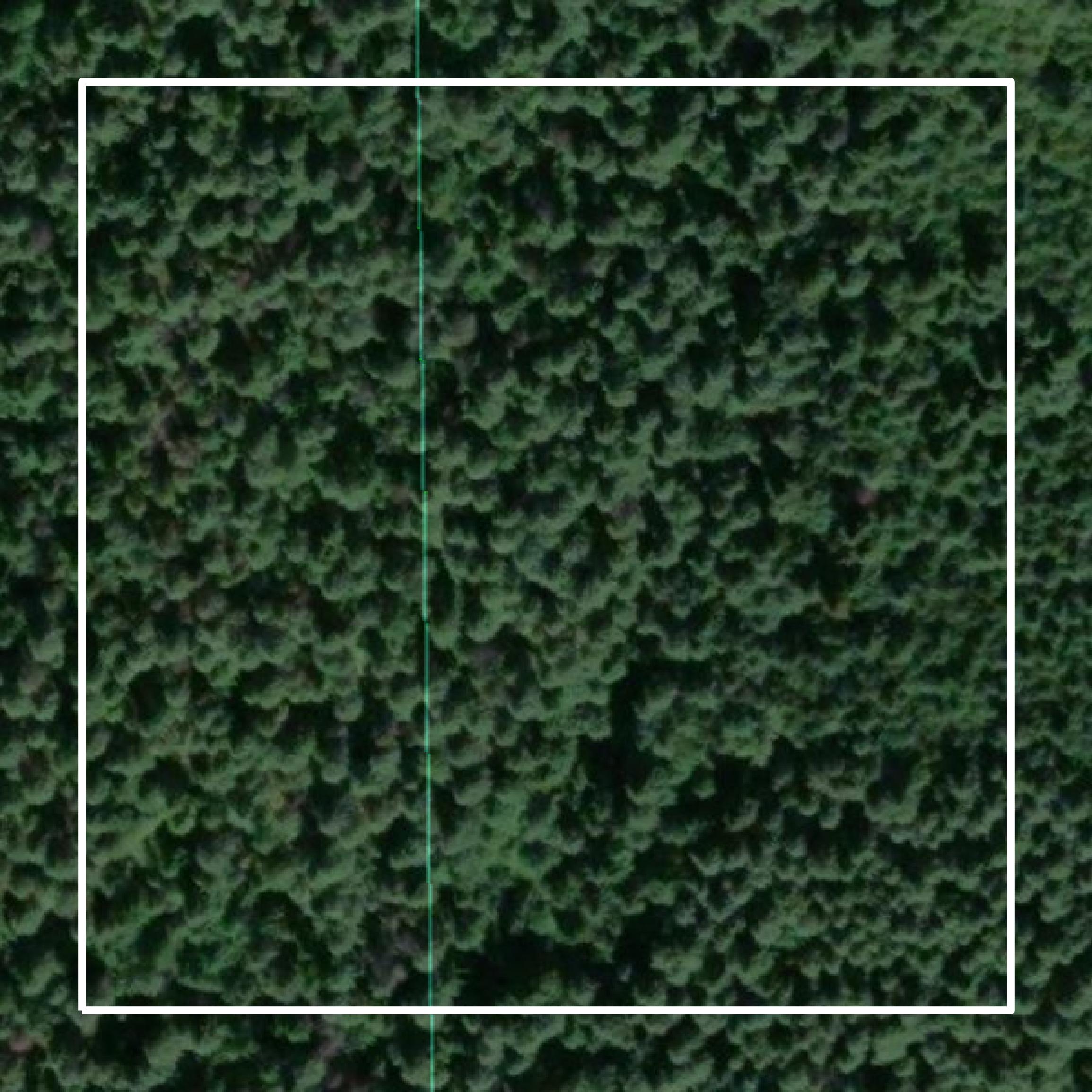 This image shows parcel and building data in Pend Oreille County created using GIS data in Equator.