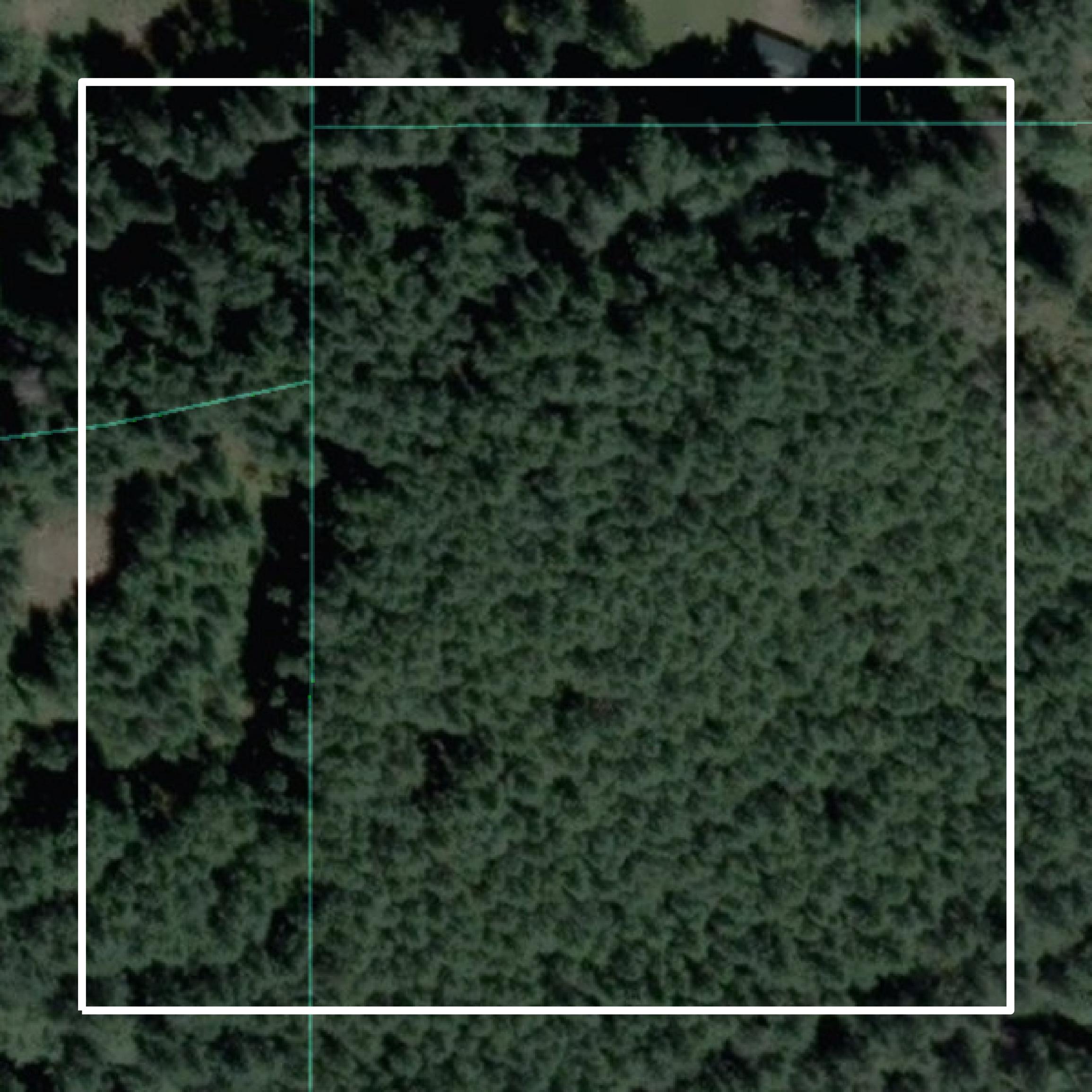 This image shows parcel and building data in San Juan County created using GIS data in Equator.