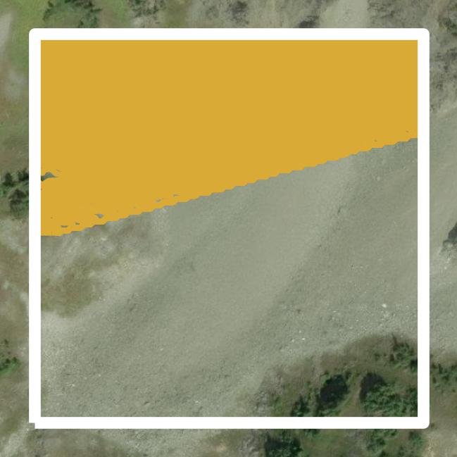 This image shows a contour map in Skagit County created using GIS data in Equator.