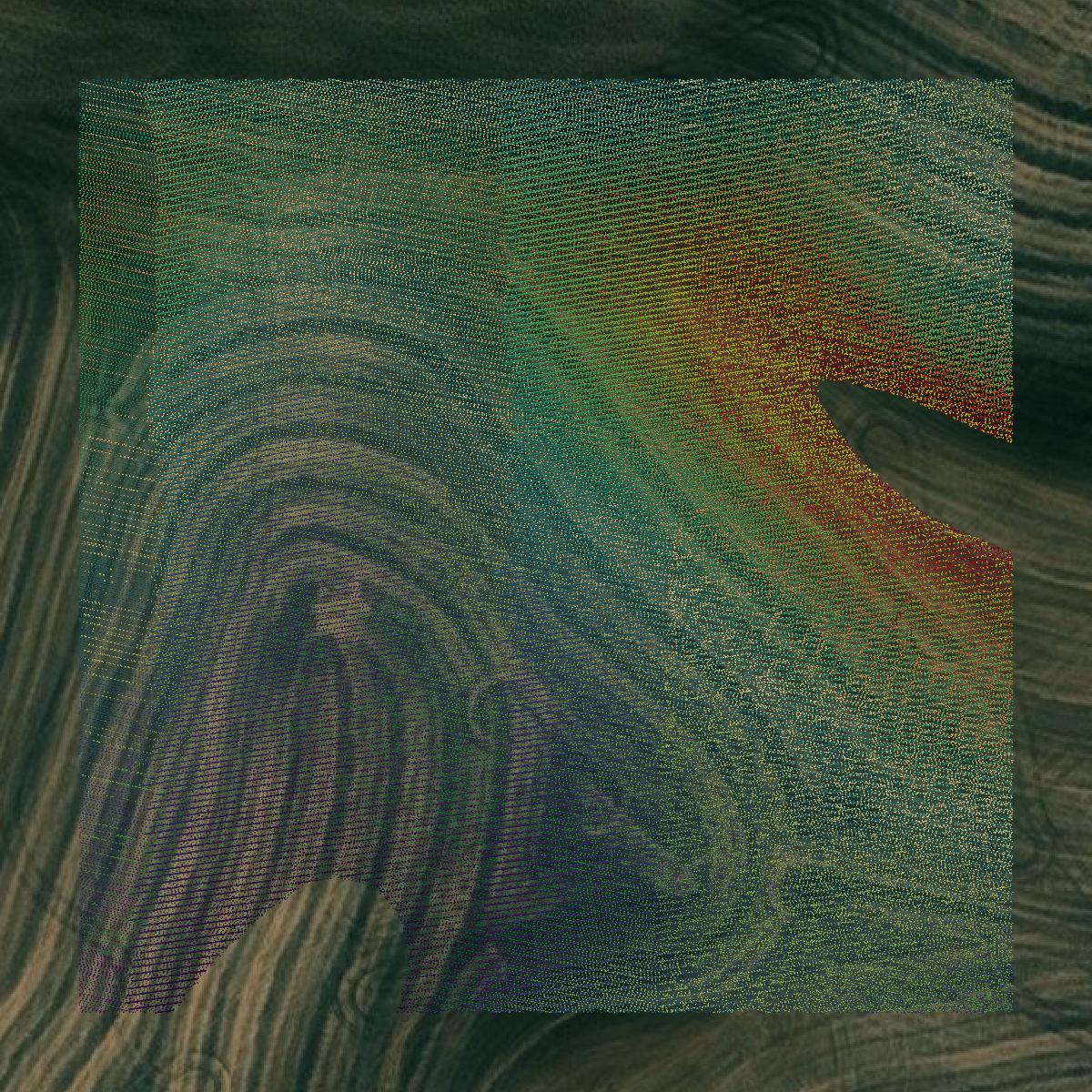 This image shows a LiDAR point cloud in Whitman County created using GIS data in Equator.