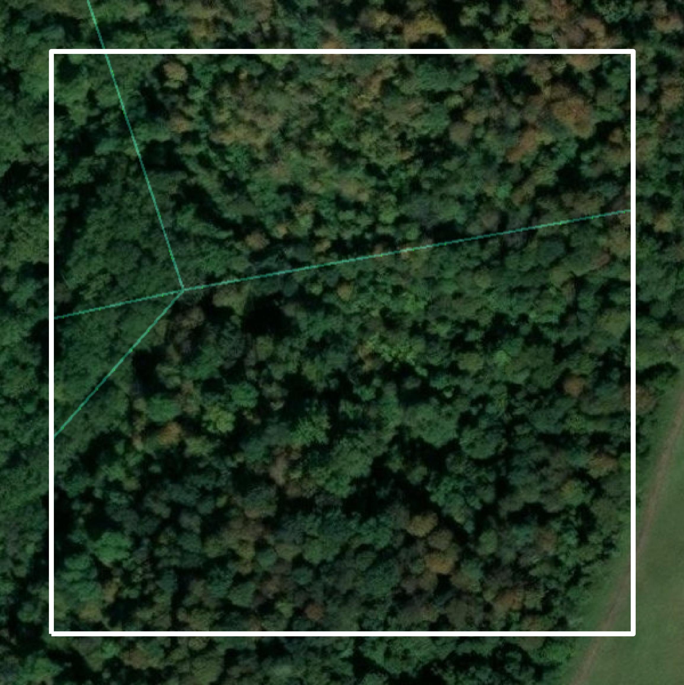 This image shows parcel and building data in Brooke County created using GIS data in Equator.