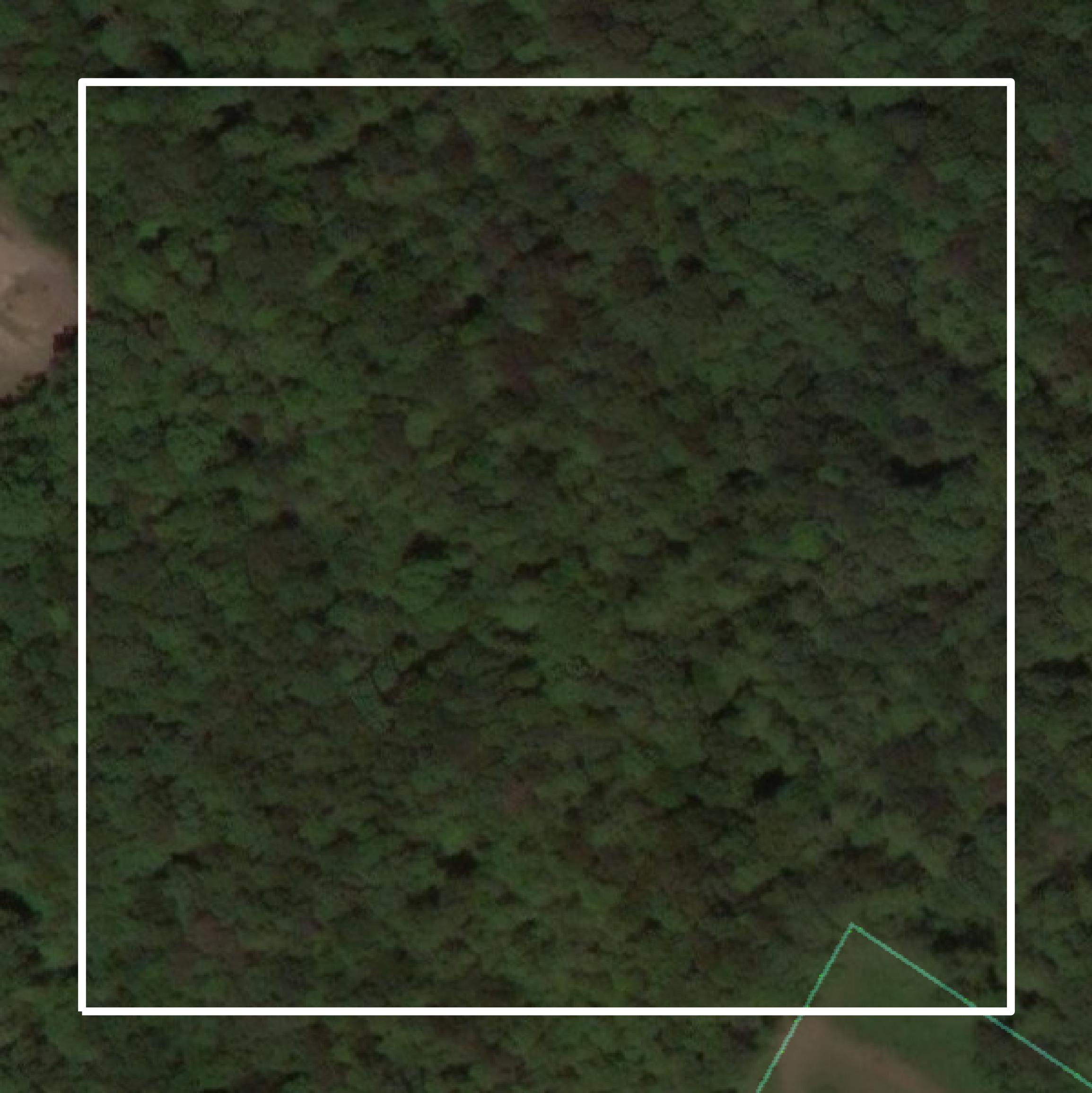 This image shows parcel and building data in Fayette County created using GIS data in Equator.