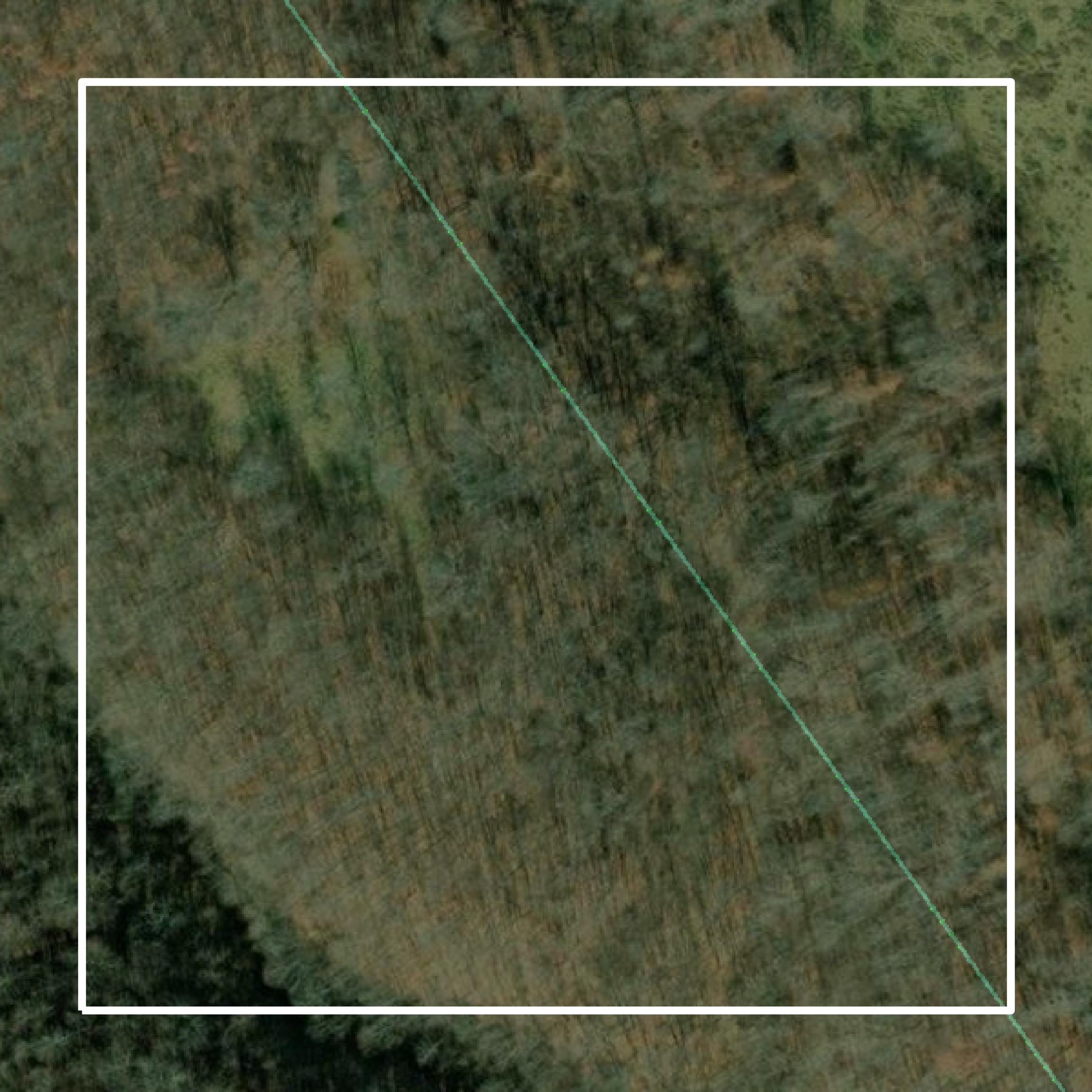 This image shows parcel and building data in Greenbrier County created using GIS data in Equator.