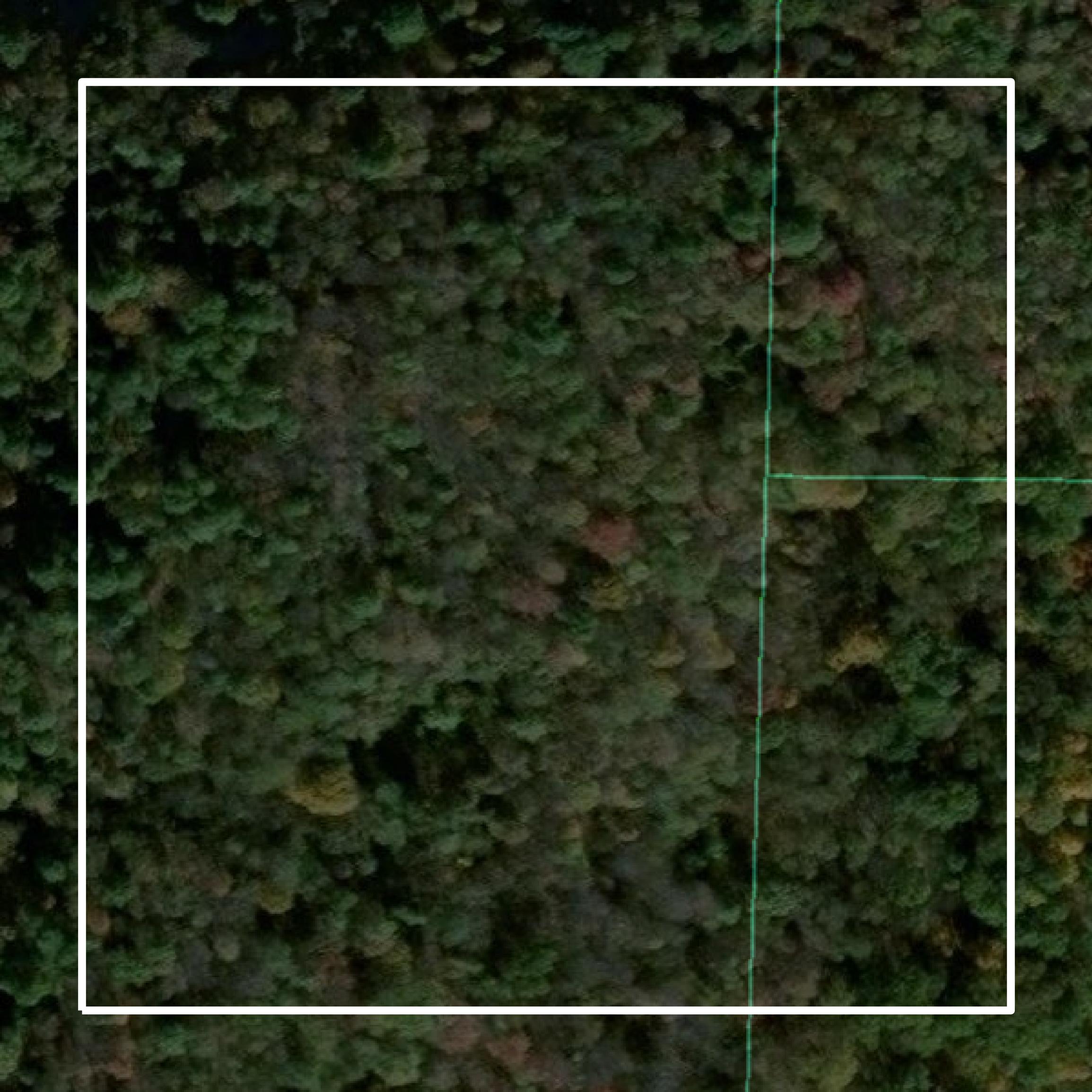 This image shows parcel and building data in Hancock County created using GIS data in Equator.
