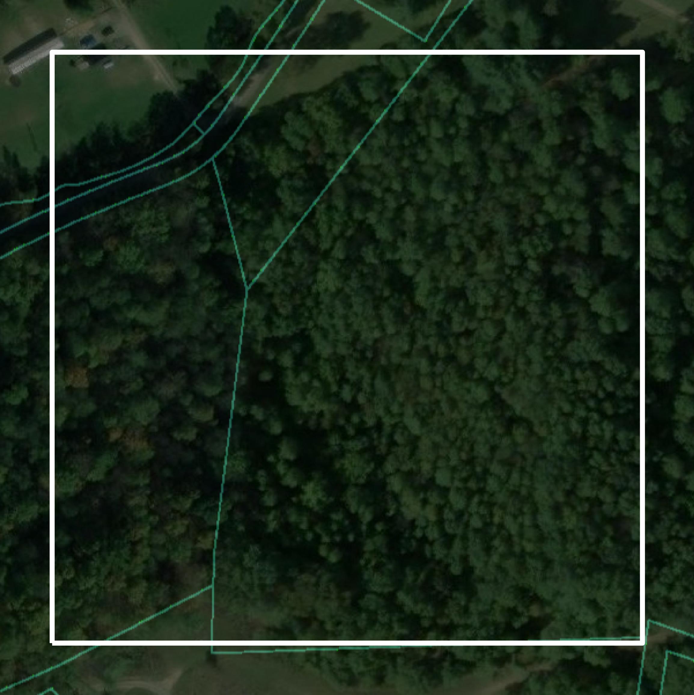 This image shows parcel and building data in Lincoln County created using GIS data in Equator.