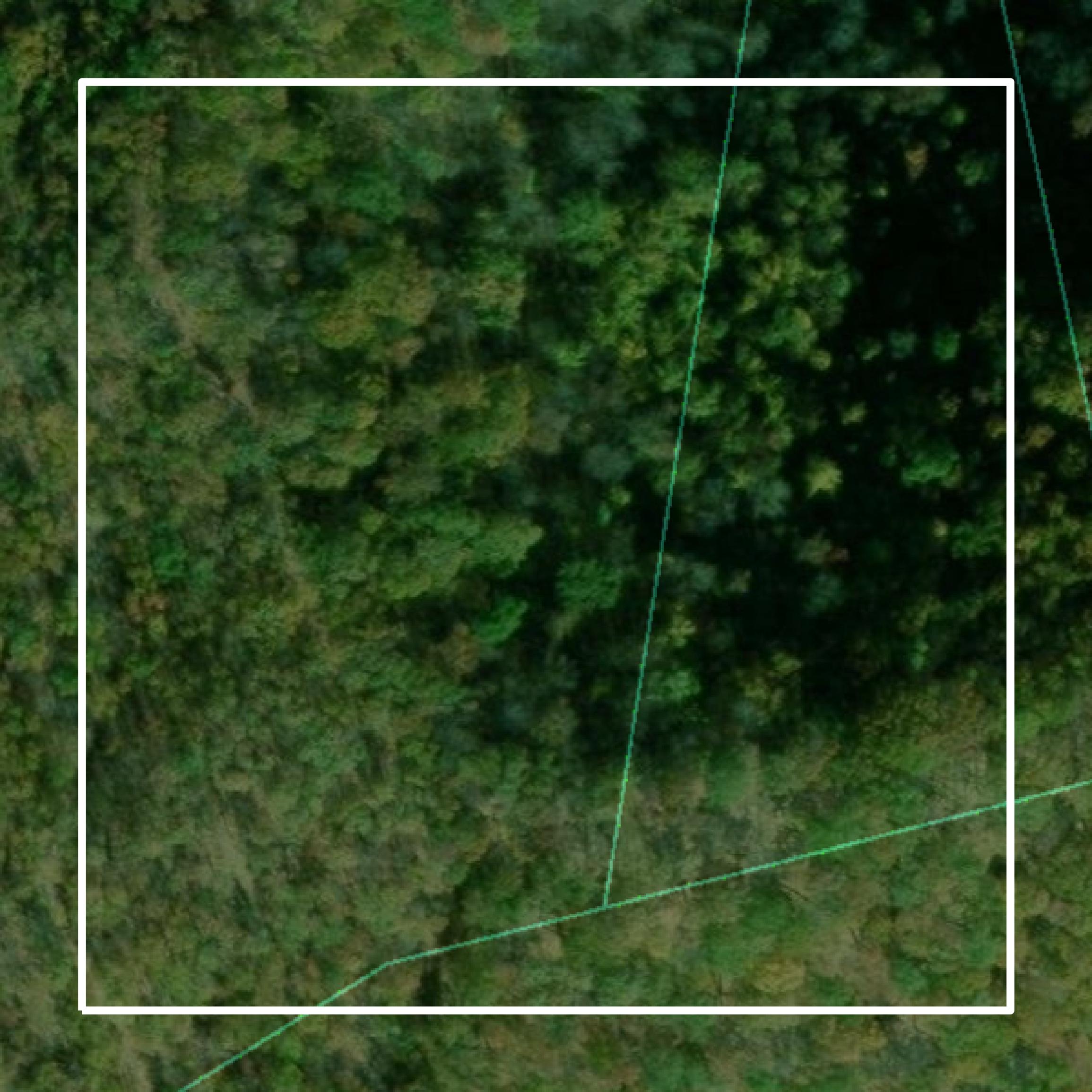This image shows parcel and building data in Logan County created using GIS data in Equator.